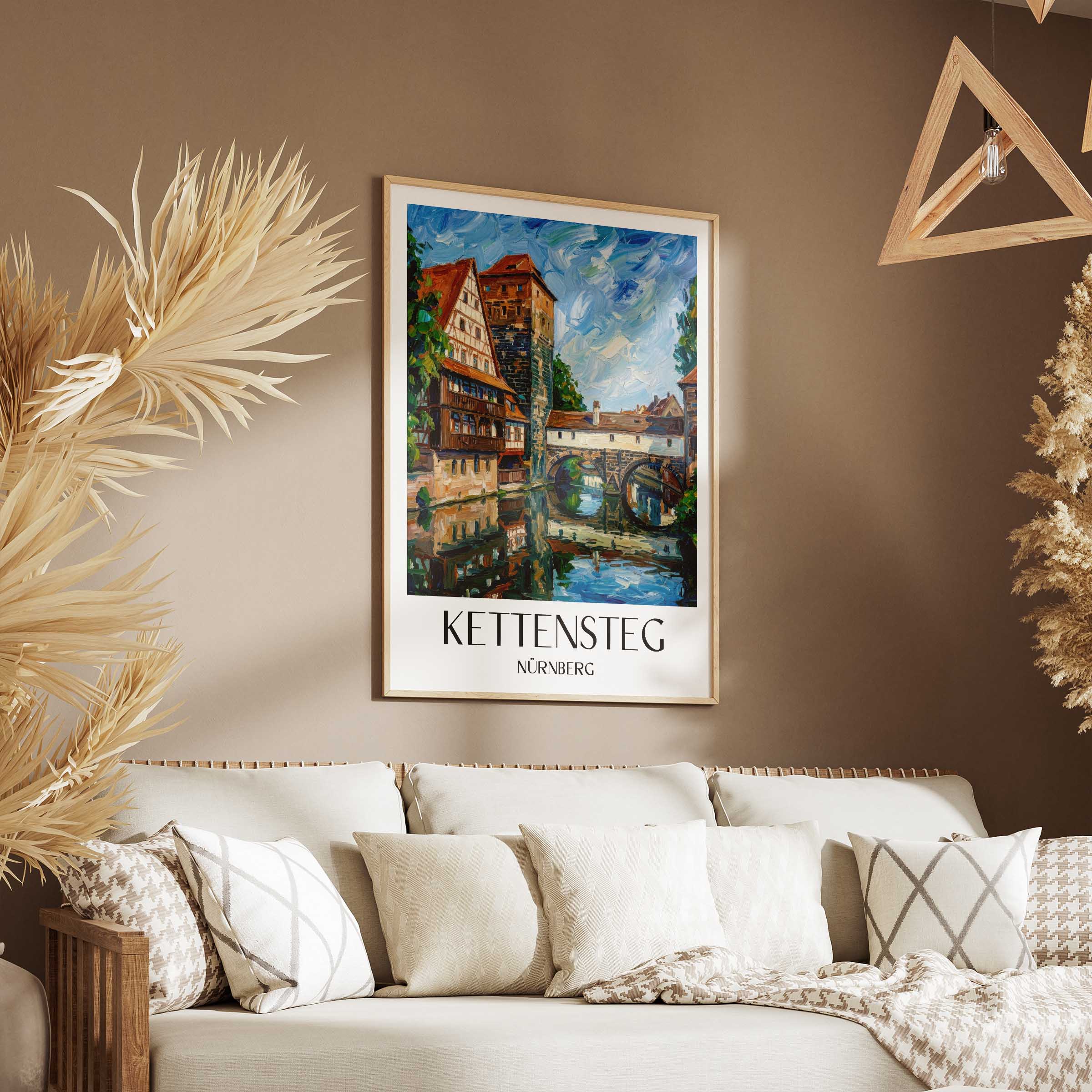 kettensteg-nürnberg-deutschland-poster-oil-painting-oelgemaelde