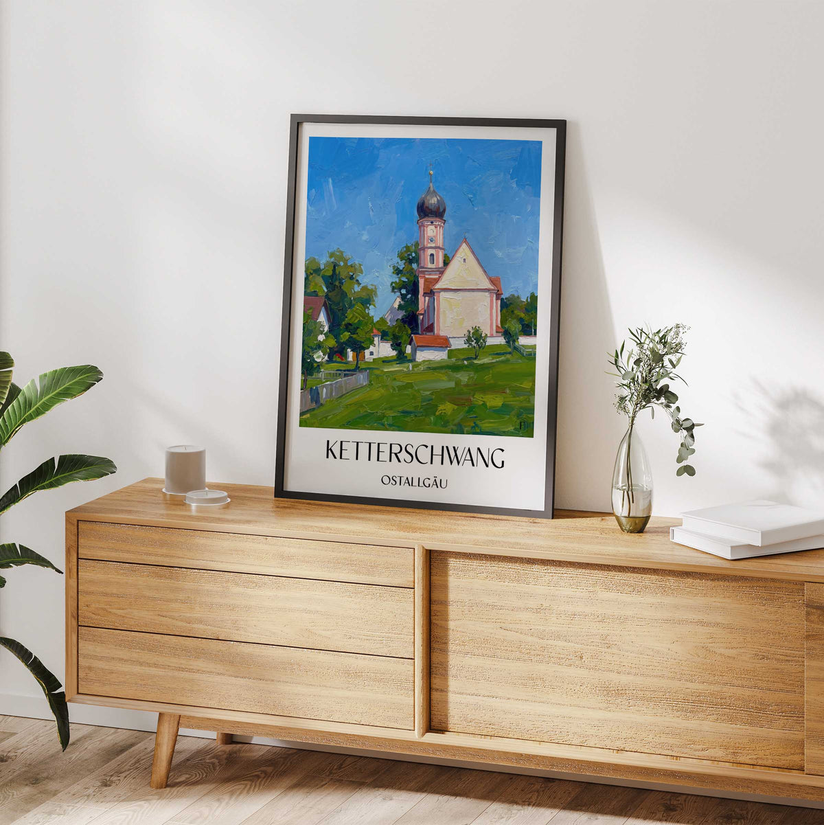 ketterschwang-ostallgäu-deutschland-poster-oil-painting-oelgemaelde