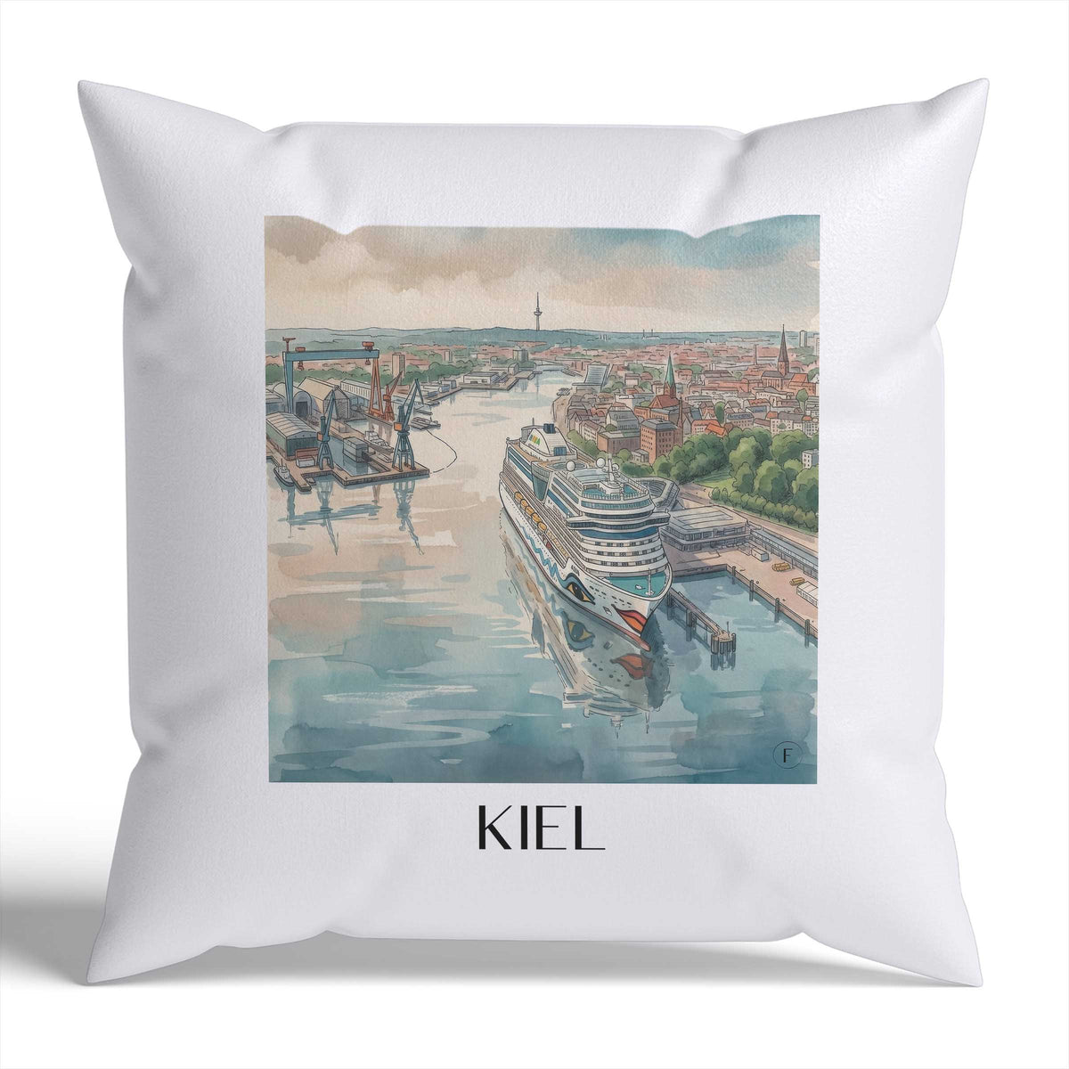 kiel-schleswig-holstein-deutschland-kissenbezug-aquarell
