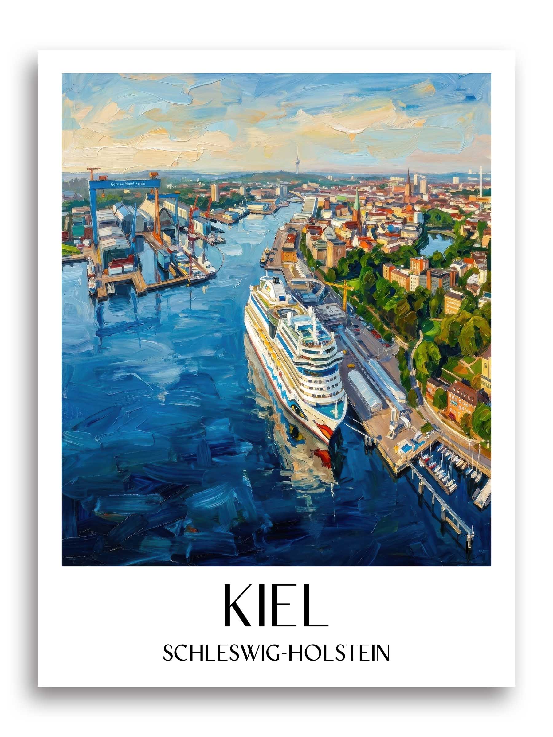 kiel-schleswig-holstein-deutschland-poster-oil-painting-oelgemaelde
