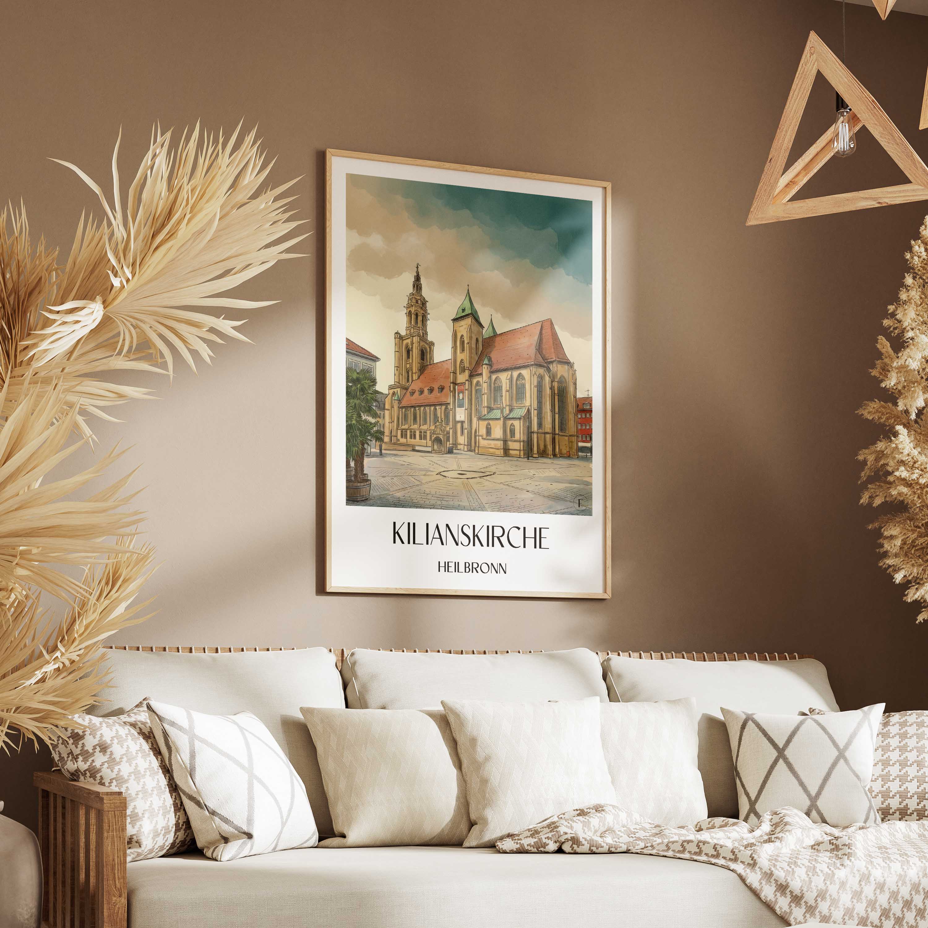 kilianskirche-heilbronn-deutschland-poster-aquarell