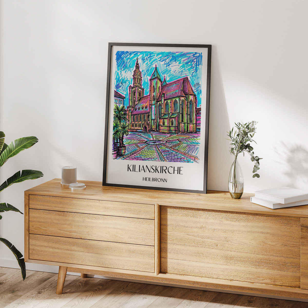 kilianskirche-heilbronn-deutschland-poster-graffiti