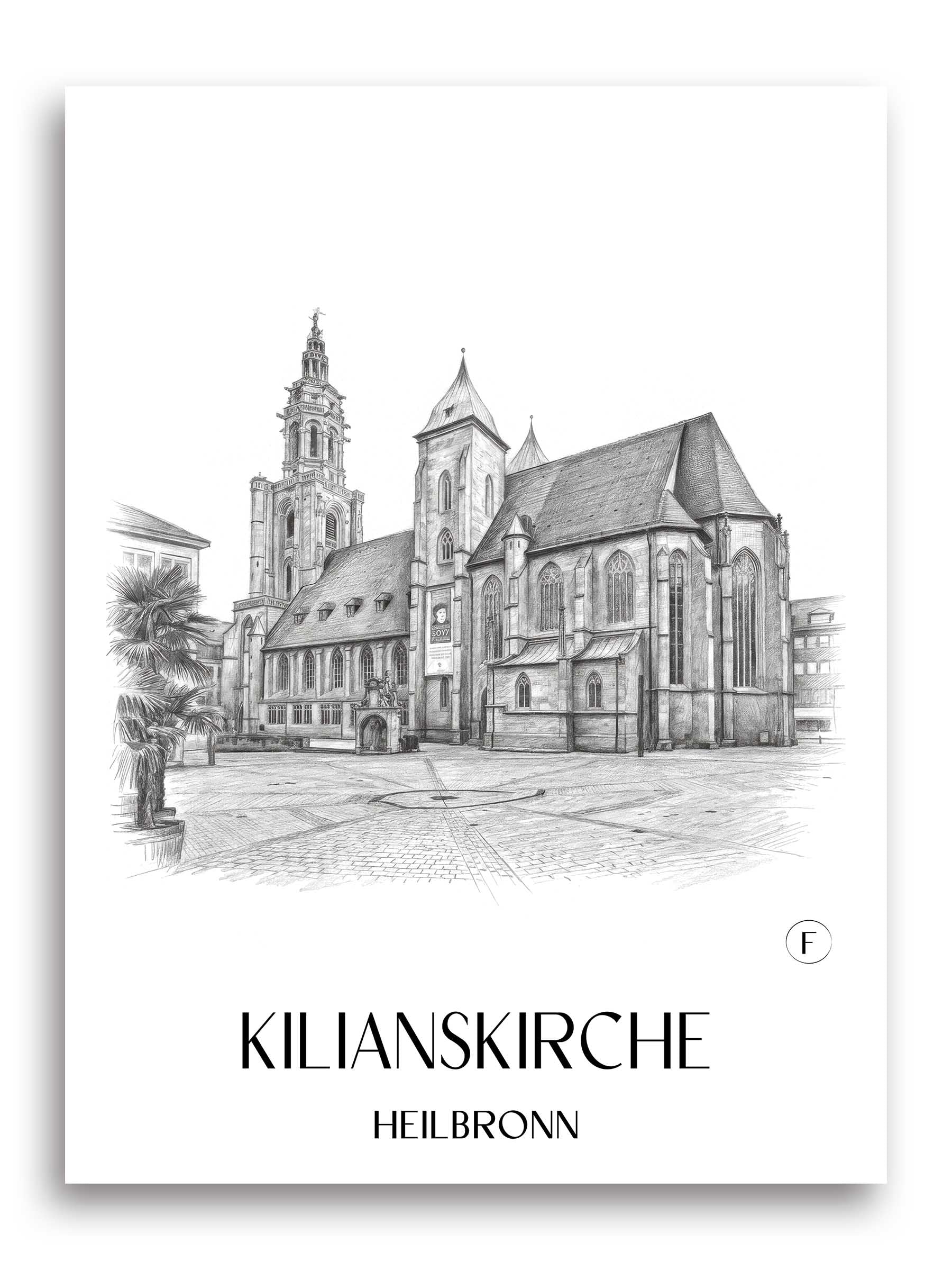 kilianskirche-heilbronn-deutschland-poster-bleistift-zeichnung-drawing