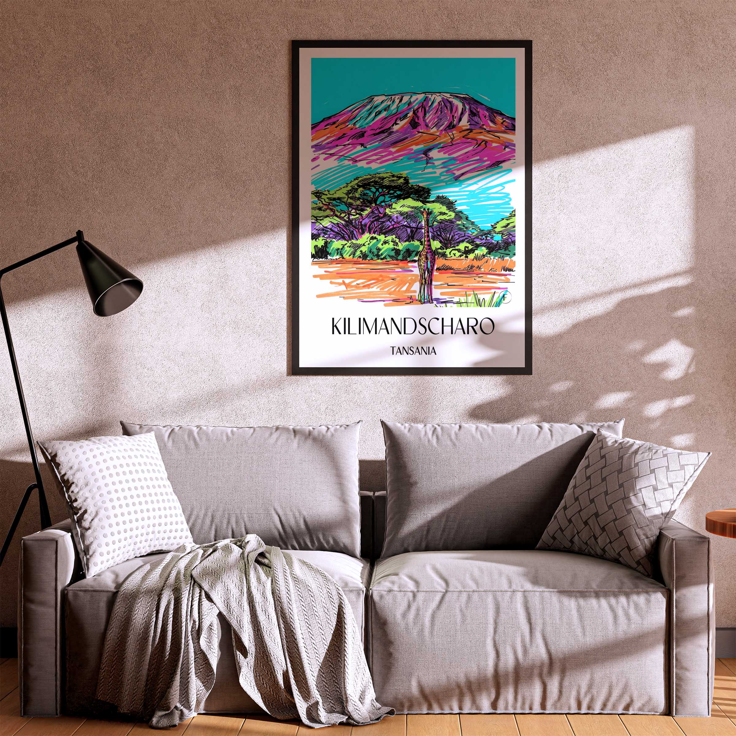 kilimandscharo-tansania-poster-graffiti