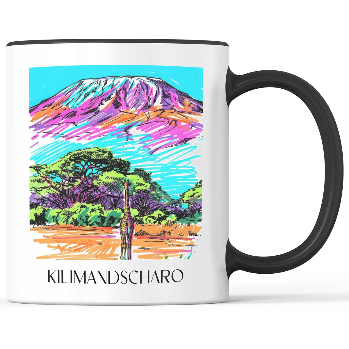 kilimandscharo-tansania-kaffeebecher-graffiti