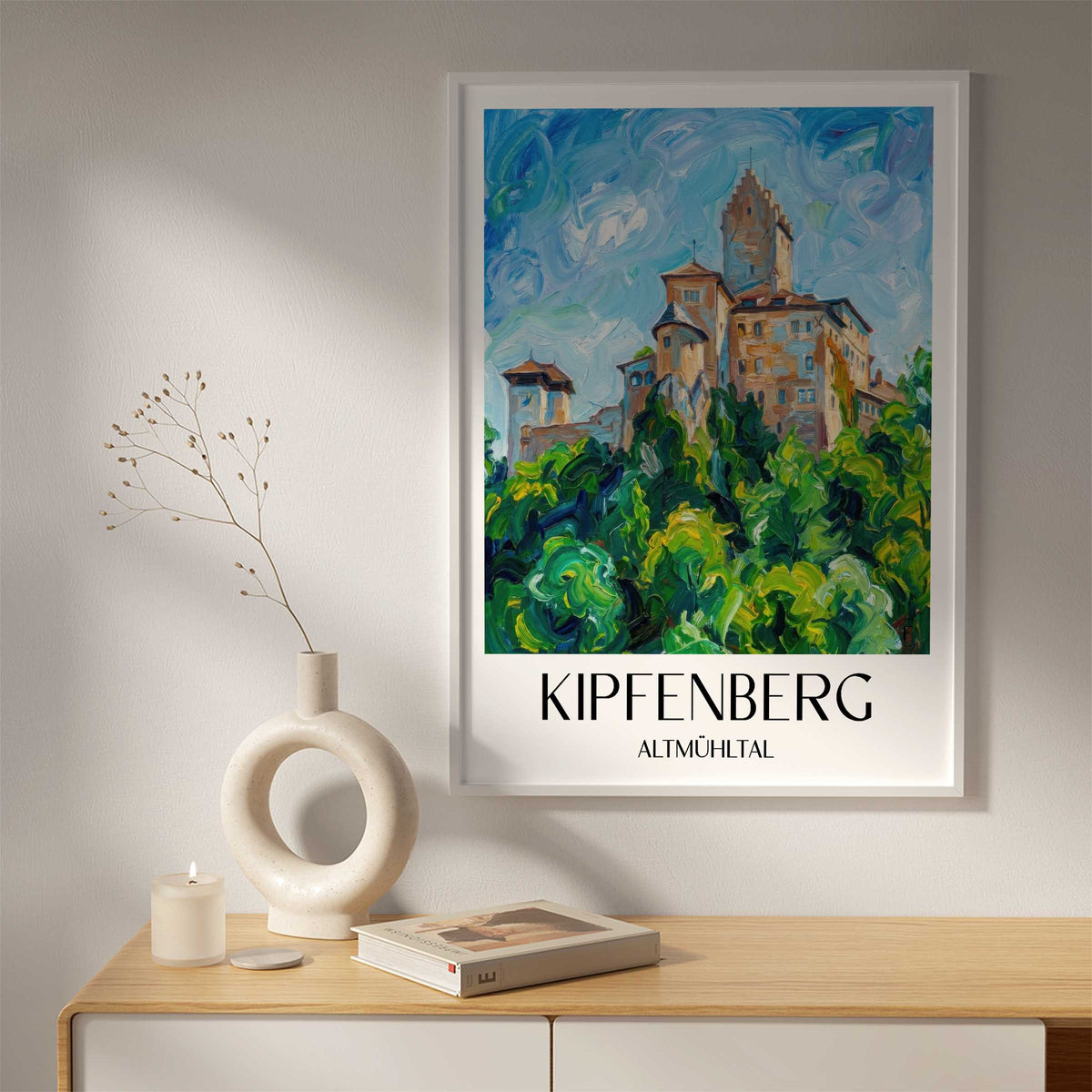 kipfenberg-altmühltal-deutschland-poster-oil-painting-oelgemaelde