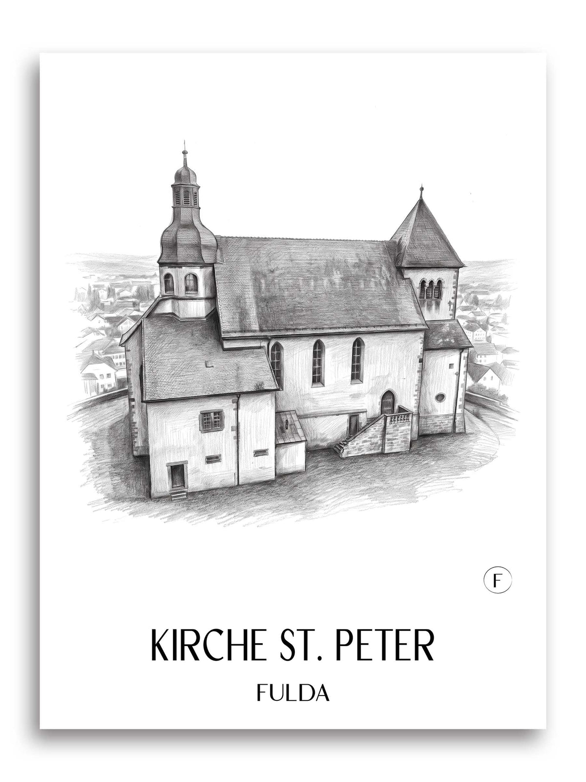 kirche-st.-peter-fulda-deutschland-poster-bleistift-zeichnung-drawing
