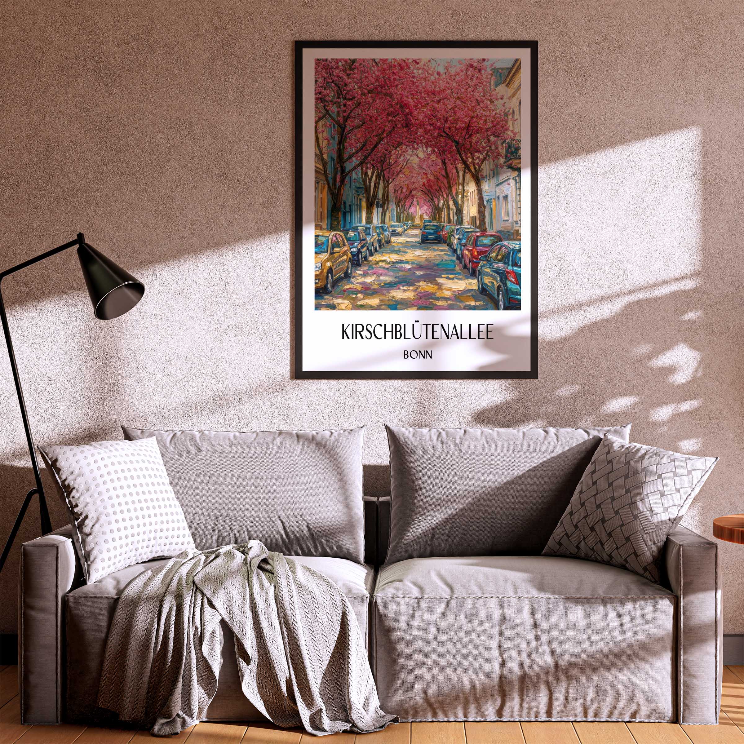 kirschblütenallee-bonn-deutschland-poster-oil-painting-oelgemaelde