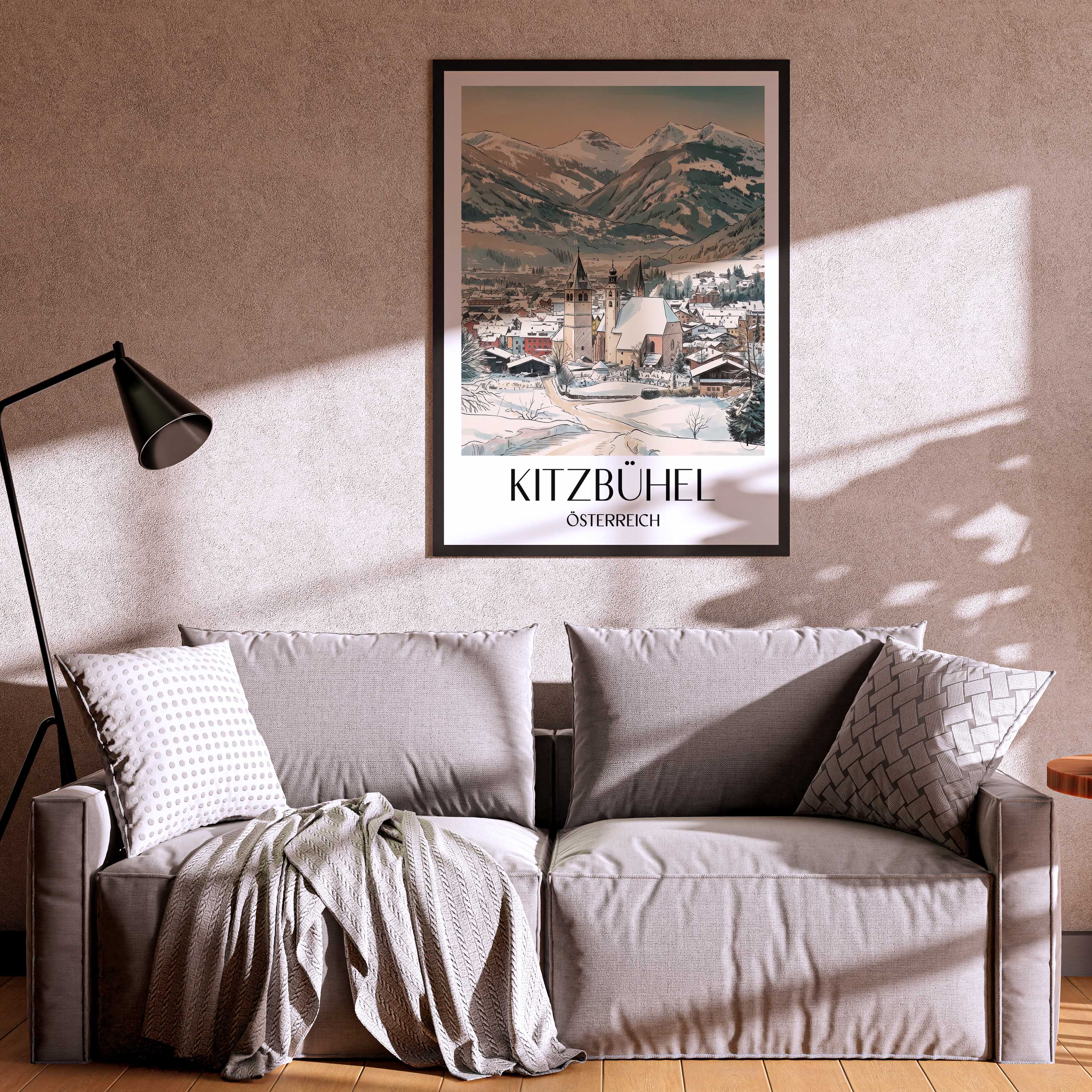 kitzbühel-österreich-österreich-poster-aquarell