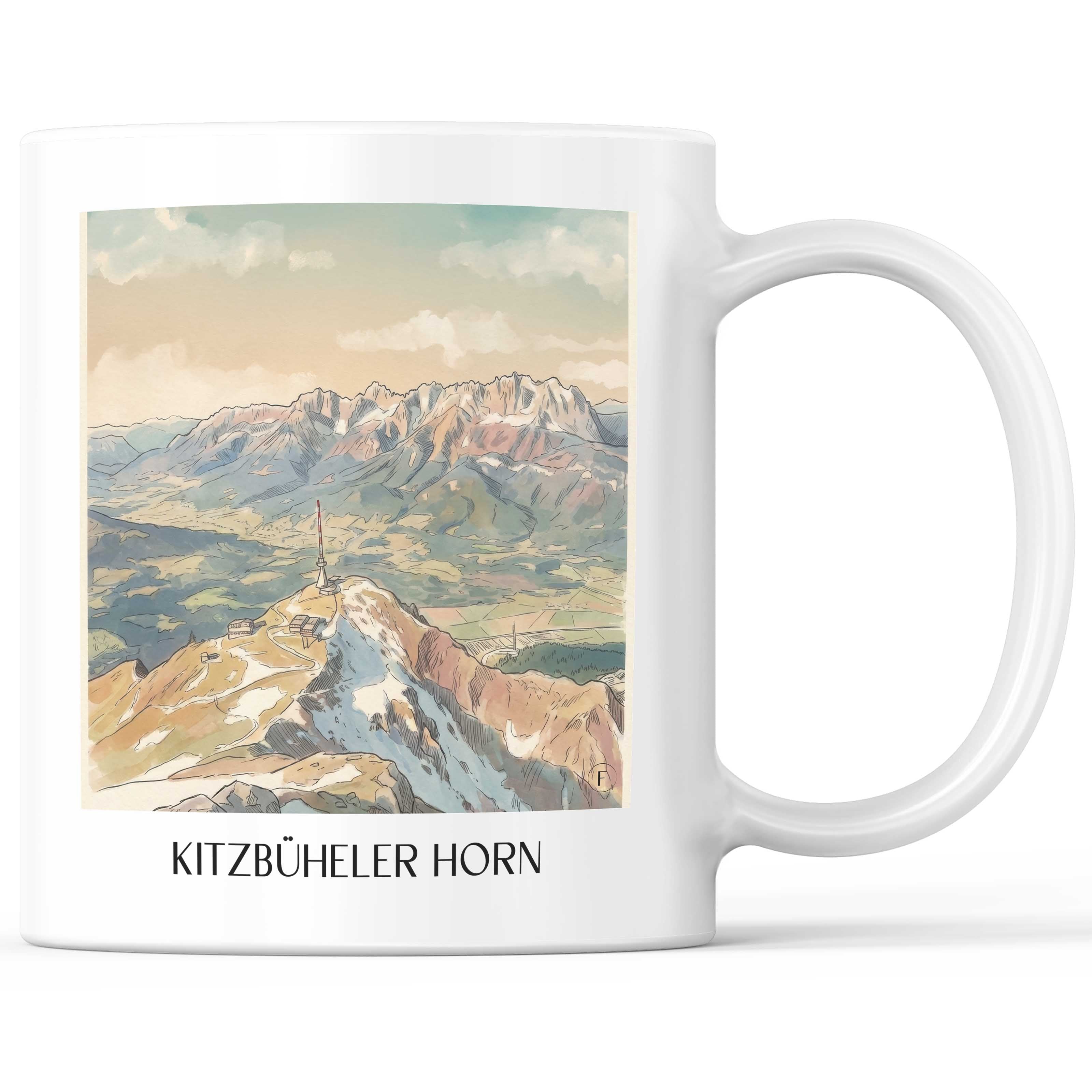 kitzbüheler-horn-österreich-österreich-kaffeebecher-aquarell