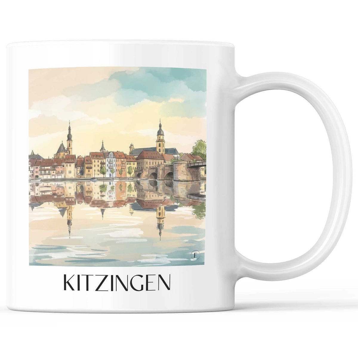 kitzingen-mainschleife-deutschland-kaffeebecher-aquarell