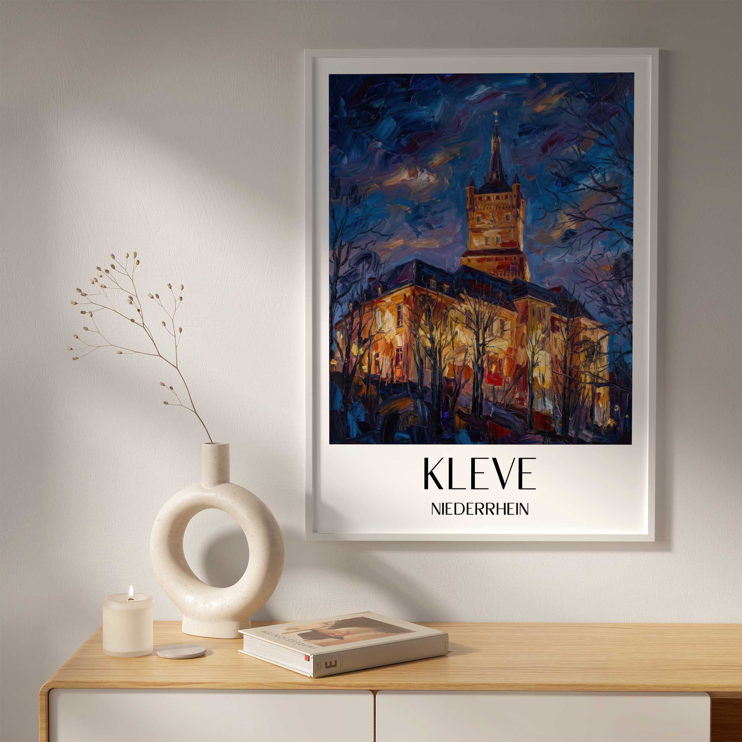 kleve-niederrhein-deutschland-poster-oil-painting-oelgemaelde