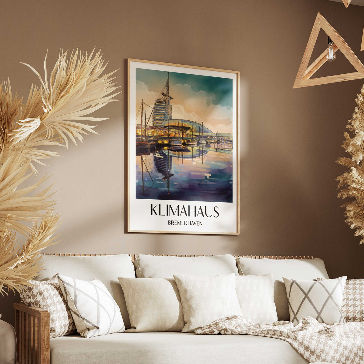 klimahaus-bremerhaven-deutschland-poster-aquarell