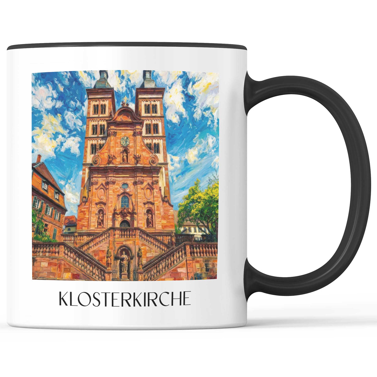 klosterkirche--amorbach-deutschland-kaffeebecher-oil-painting-oelgemaelde