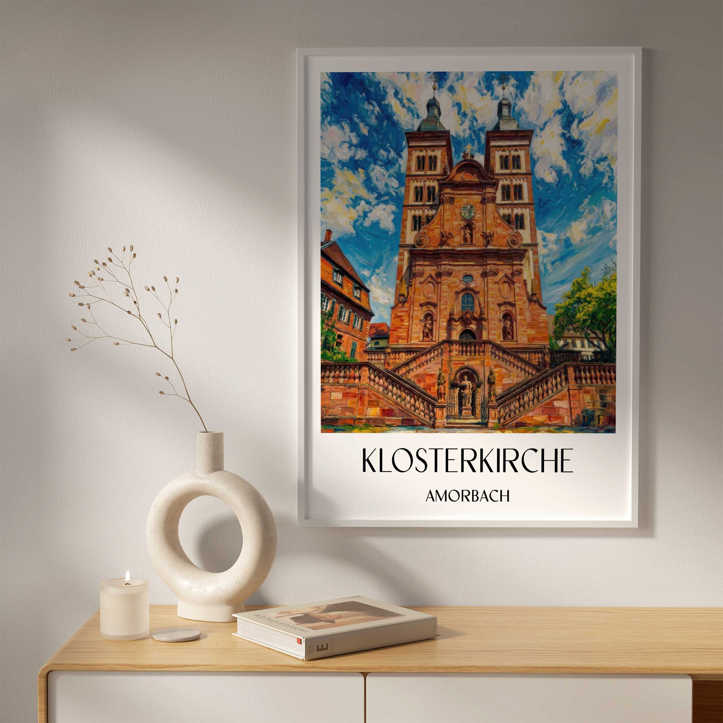 klosterkirche--amorbach-deutschland-poster-oil-painting-oelgemaelde