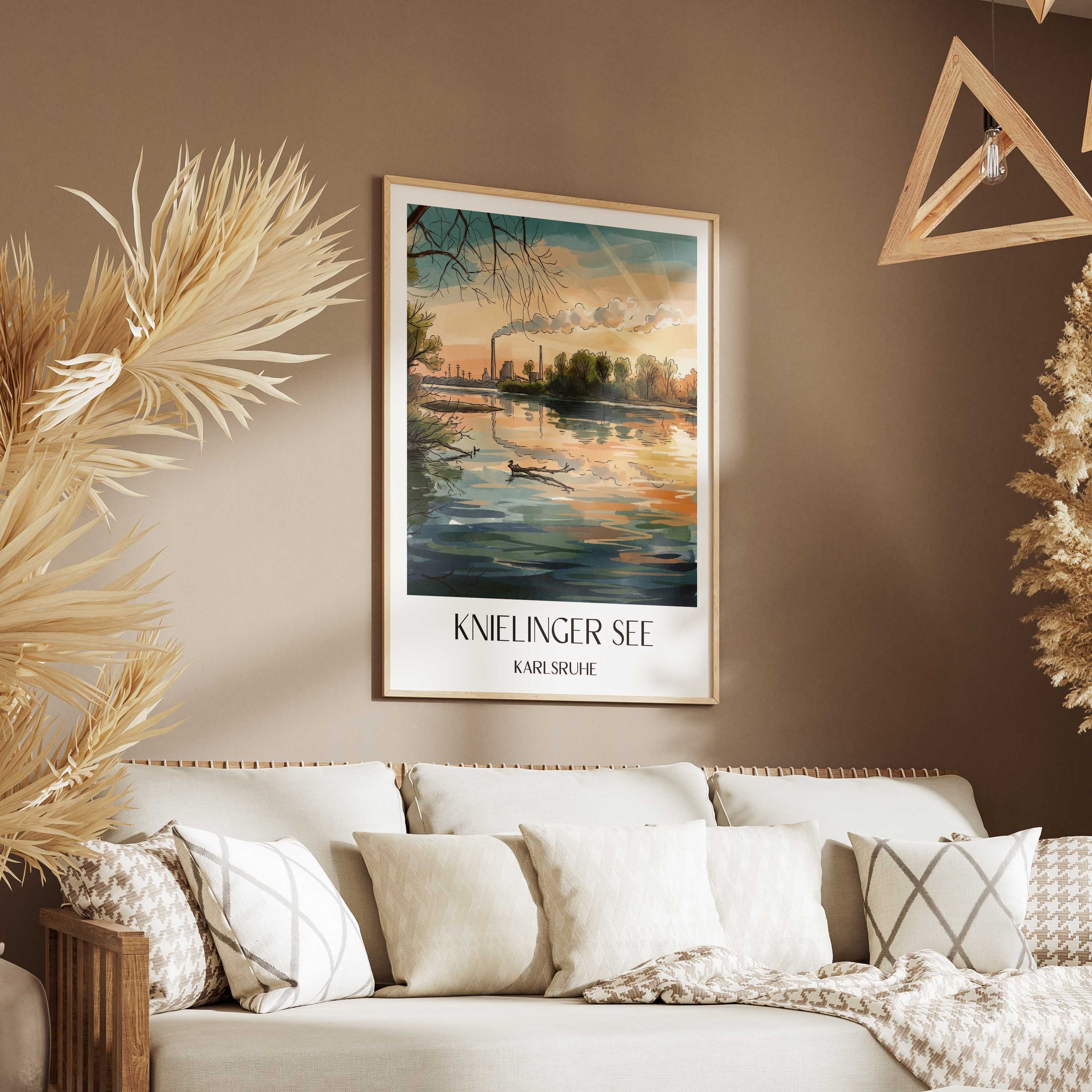 knielinger-see-karlsruhe-deutschland-poster-aquarell