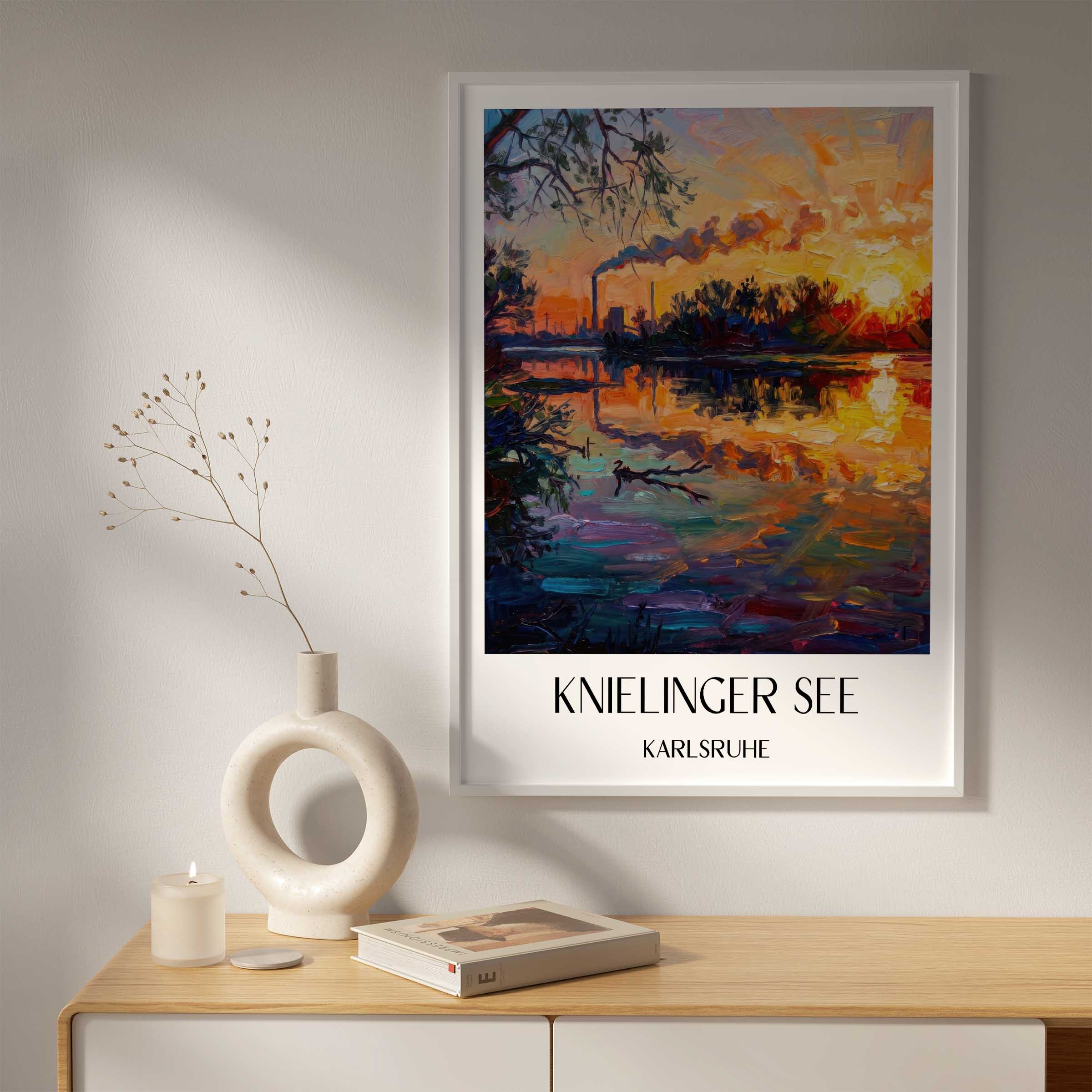 knielinger-see-karlsruhe-deutschland-poster-oil-painting-oelgemaelde