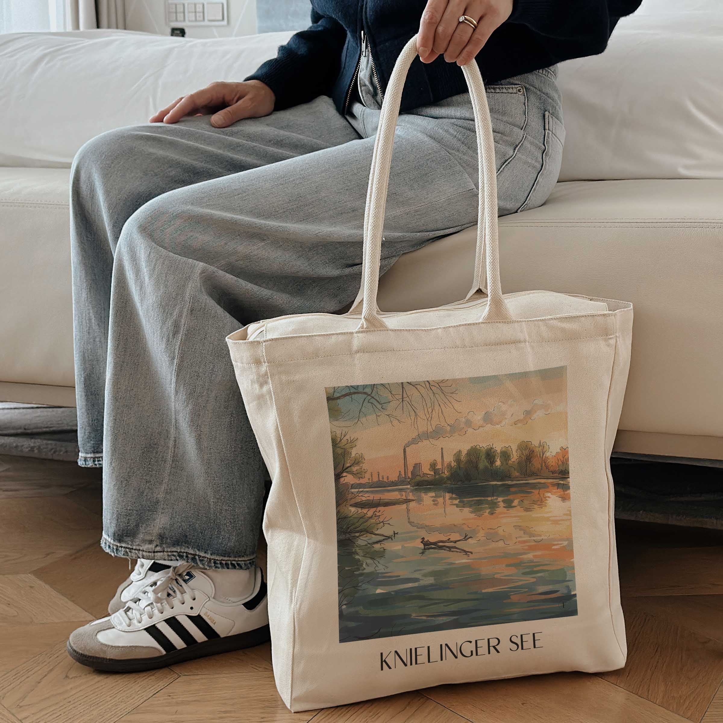 knielinger-see-karlsruhe-deutschland-einkaufstasche-aquarell