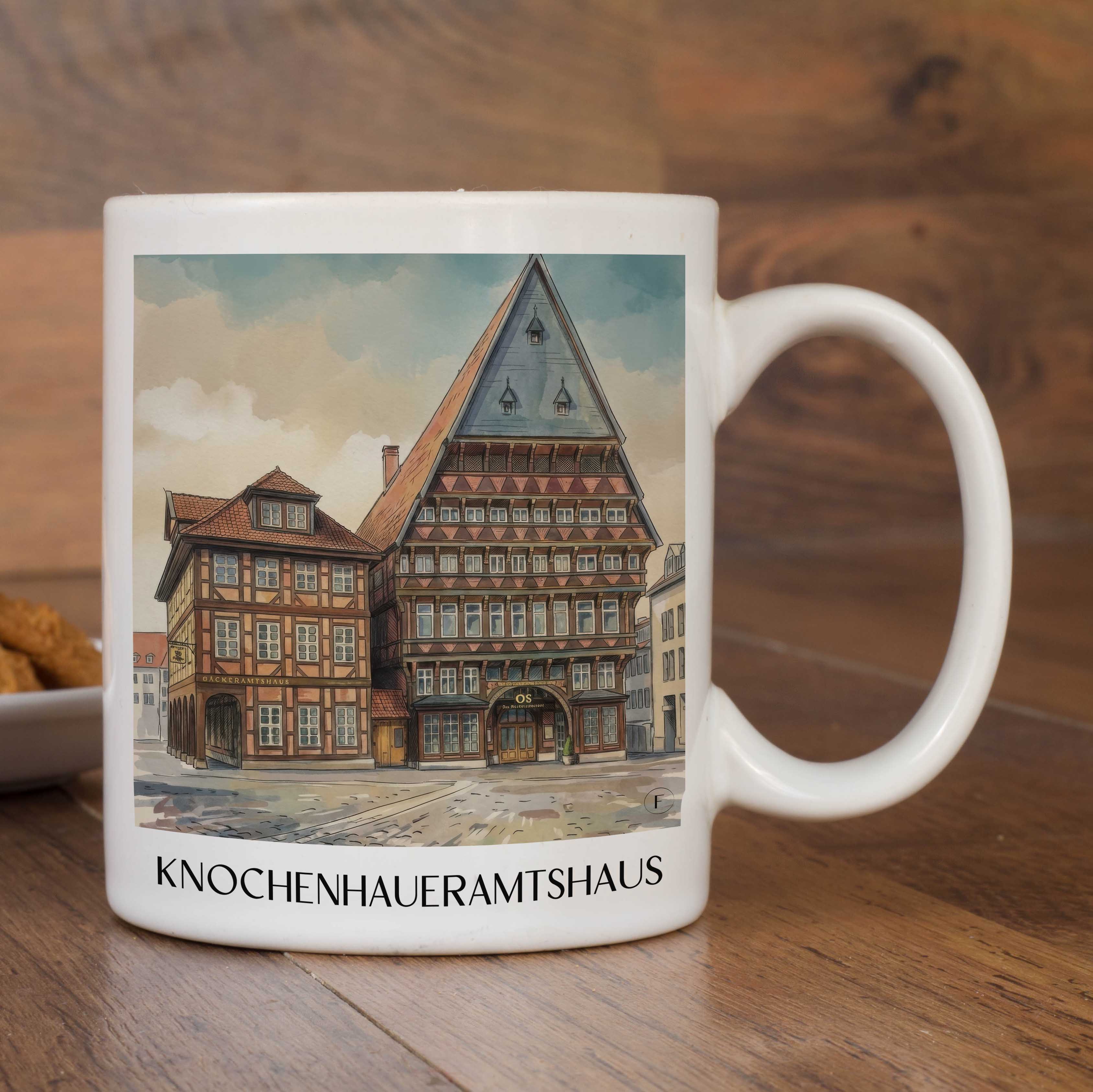 knochenhaueramtshaus-hildesheim-deutschland-kaffeebecher-aquarell