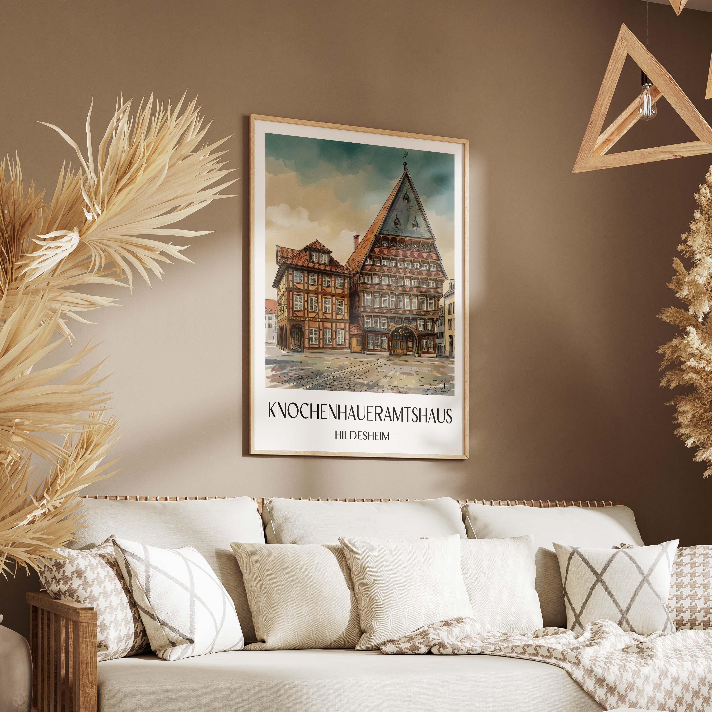 knochenhaueramtshaus-hildesheim-deutschland-poster-aquarell