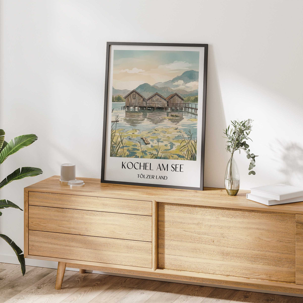 kochel-am-see-tölzer-land-deutschland-poster-aquarell
