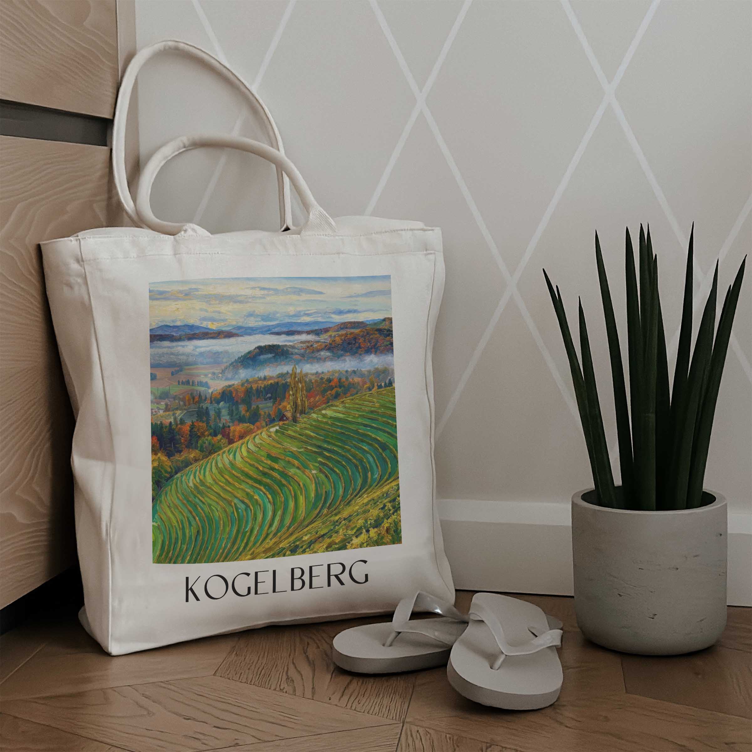 kogelberg-steiermark-österreich-einkaufstasche-oil-painting-oelgemaelde