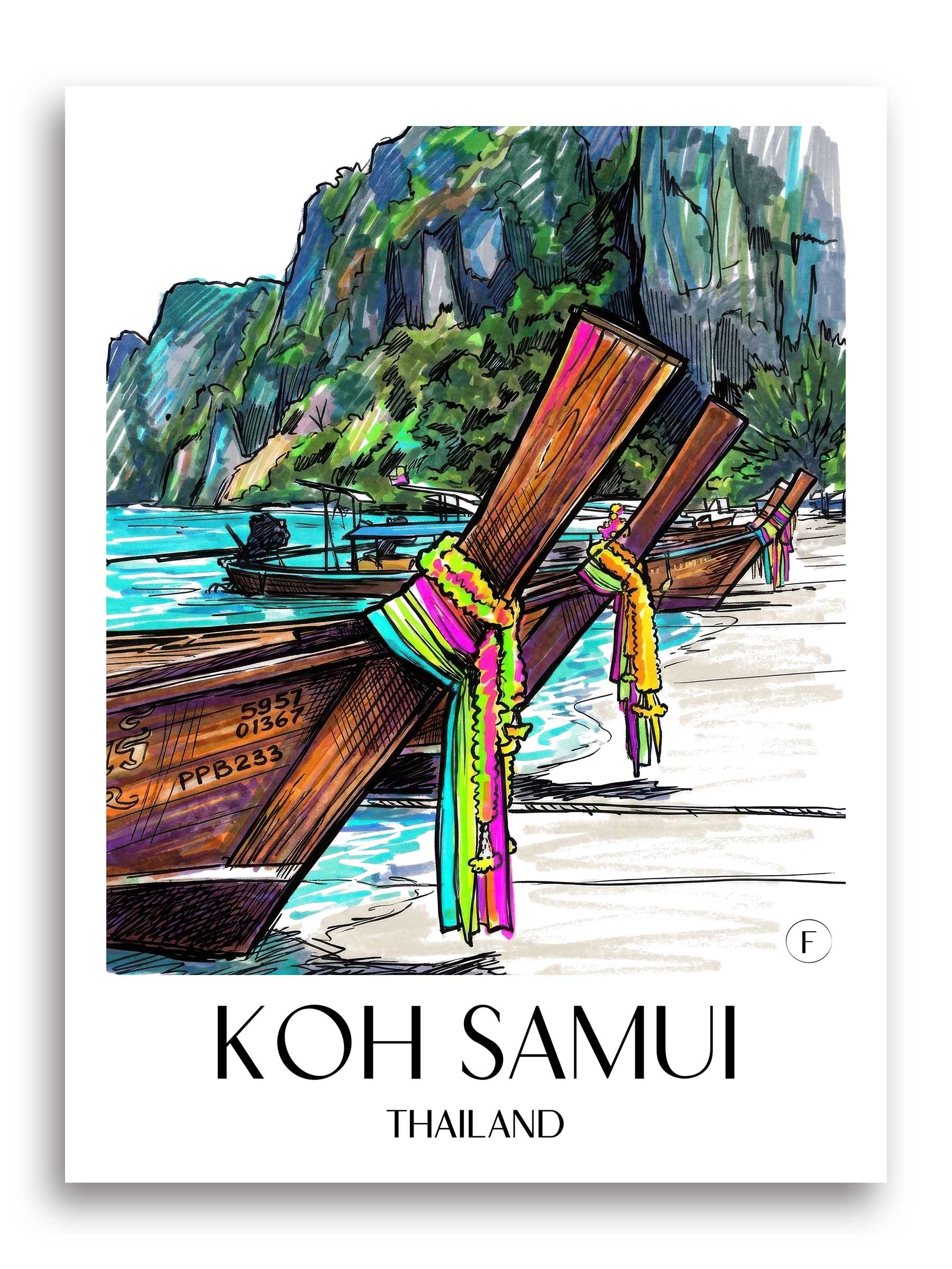 koh-samui-thailand-poster-graffiti
