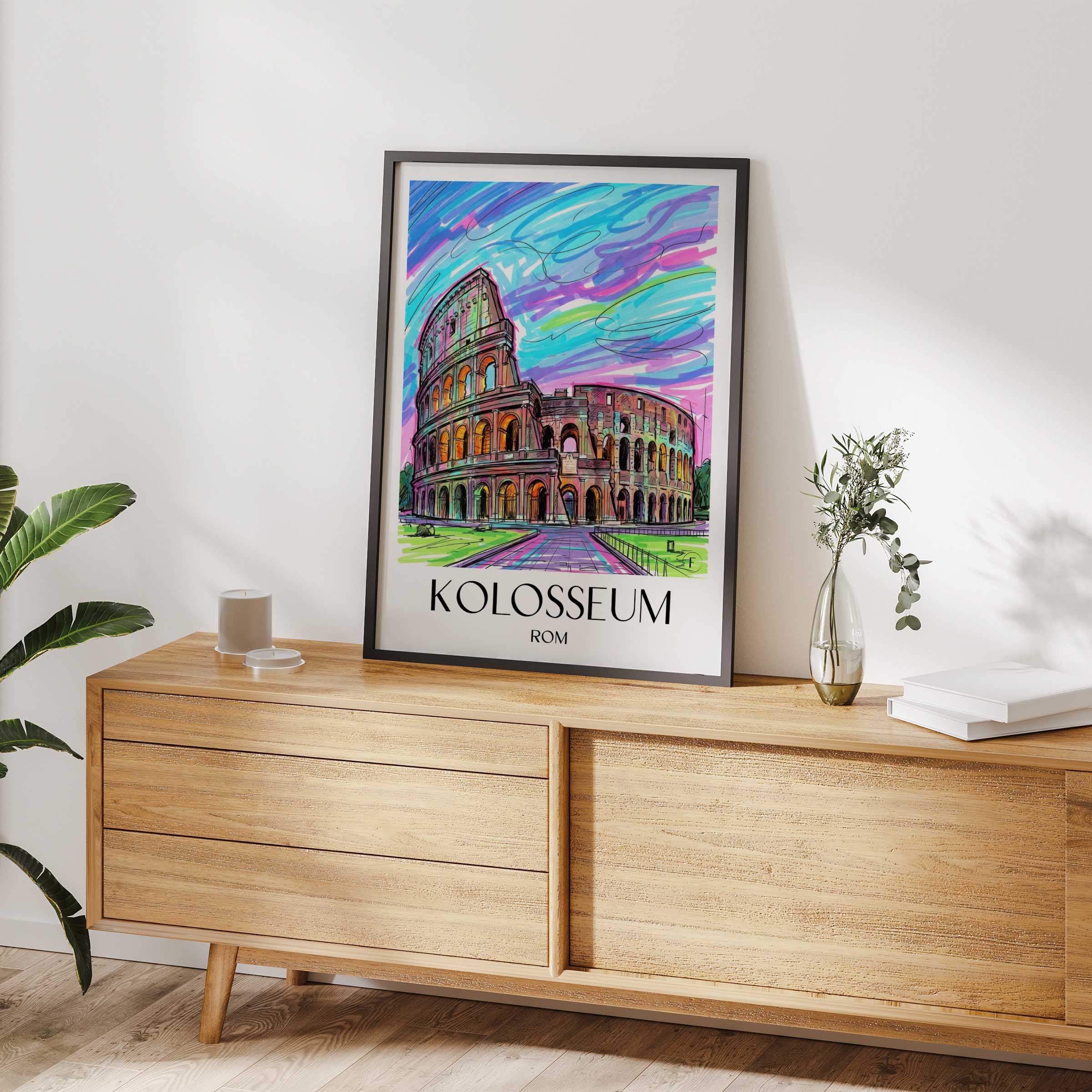 kolosseum-rom-italien-poster-graffiti