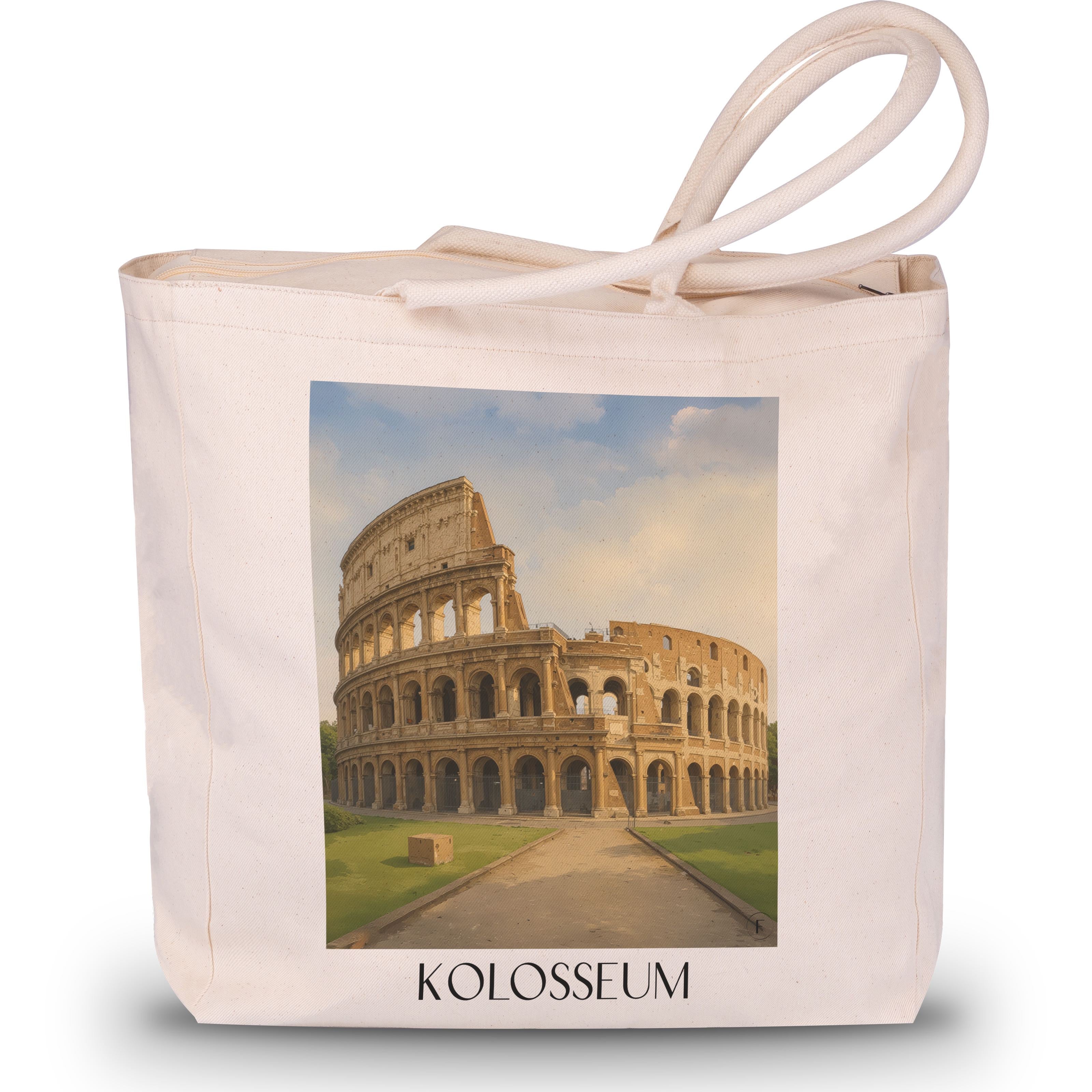 kolosseum-rom-italien-einkaufstasche-aquarell