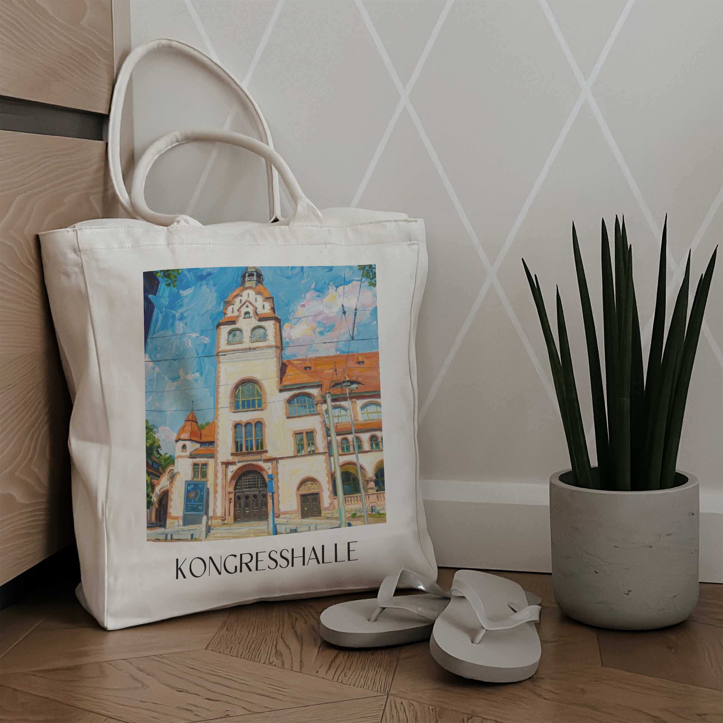 kongresshalle-leipzig-deutschland-einkaufstasche-oil-painting-oelgemaelde