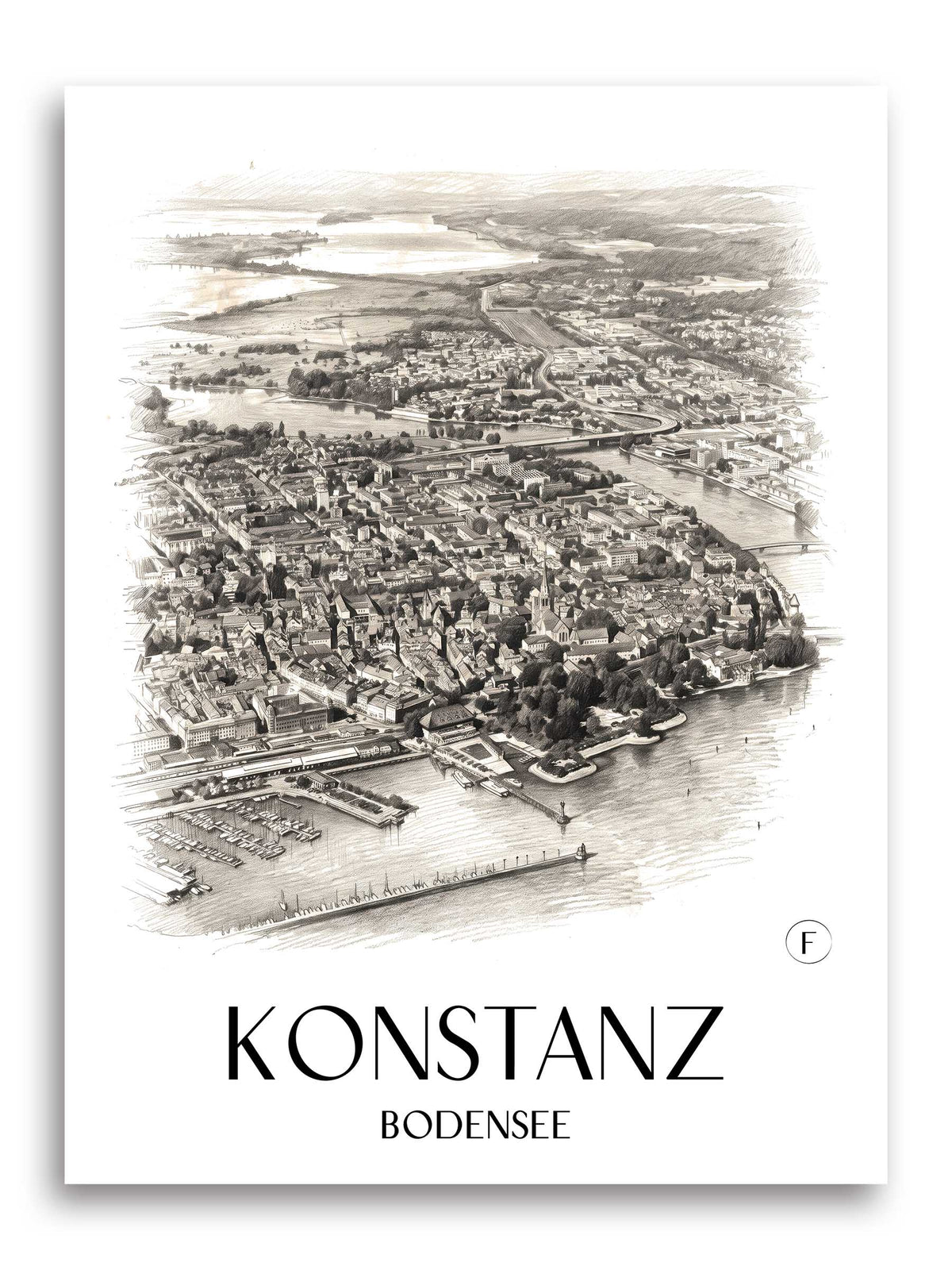 konstanz-bodensee-deutschland-poster-bleistift-zeichnung-drawing