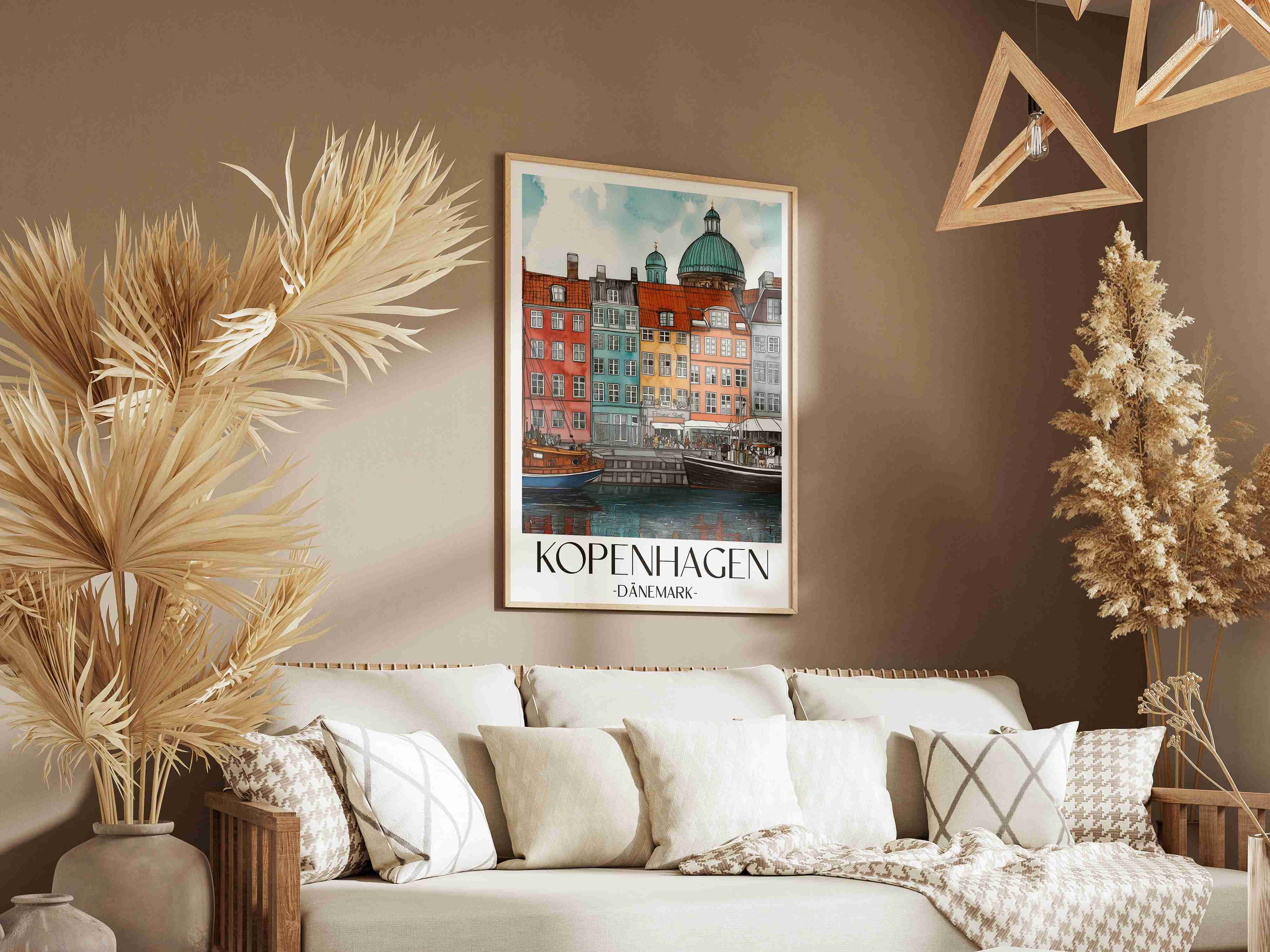 kopenhagen-dänemark-poster-aquarell