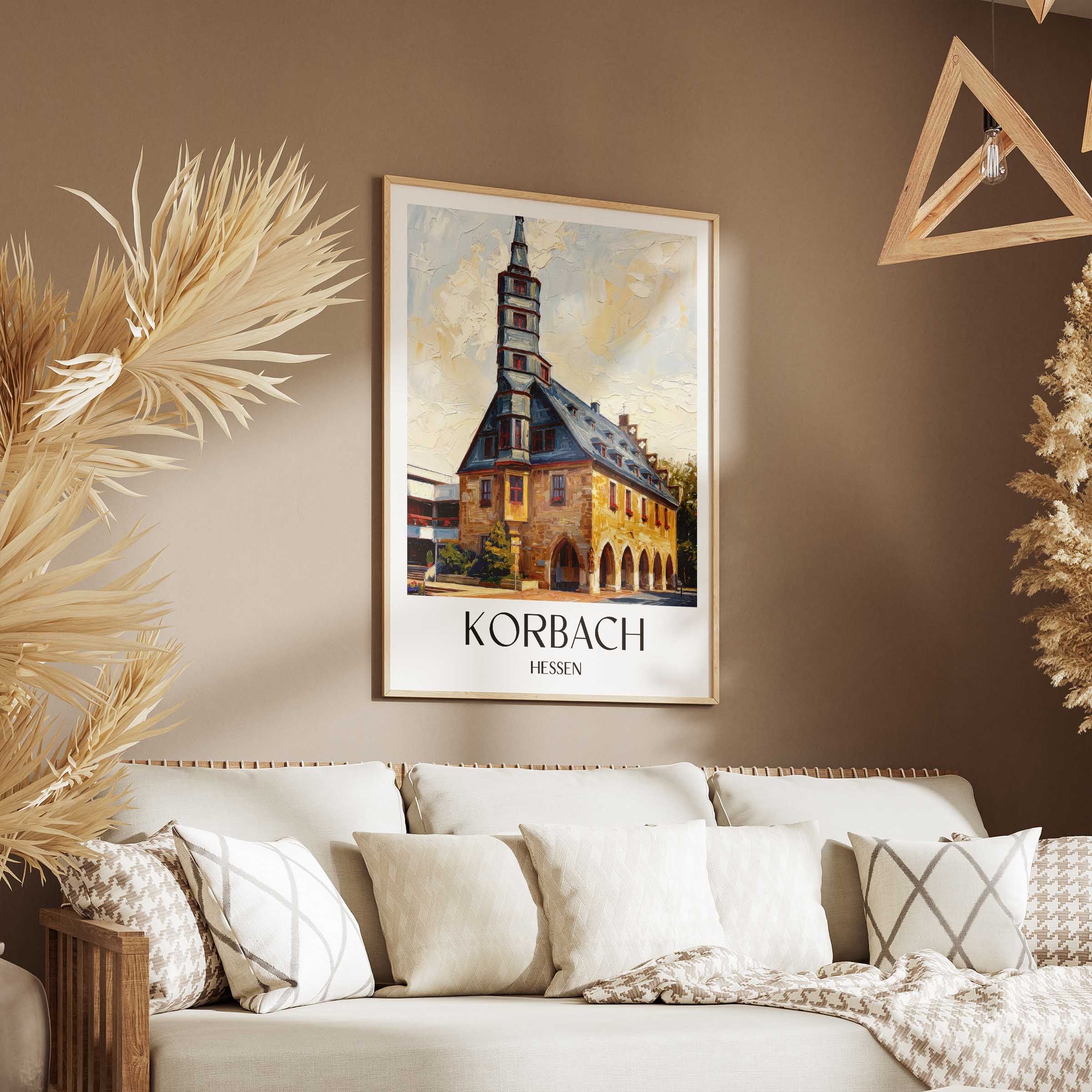 korbach-hessen-deutschland-poster-oil-painting-oelgemaelde