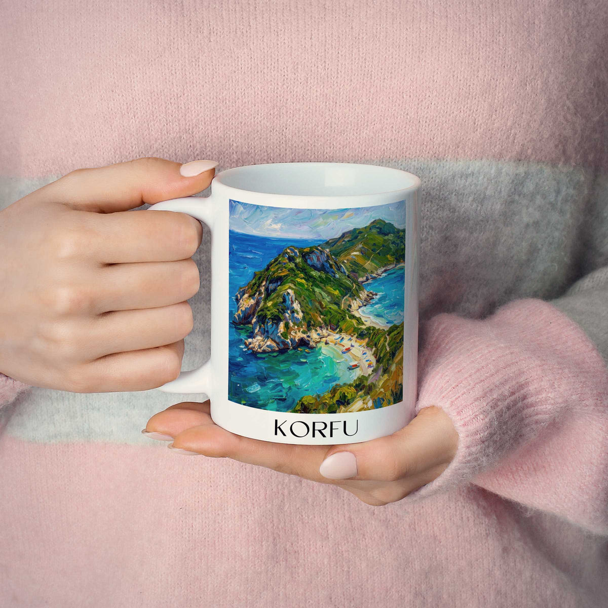 korfu-griechenland-kaffeebecher-oil-painting-oelgemaelde