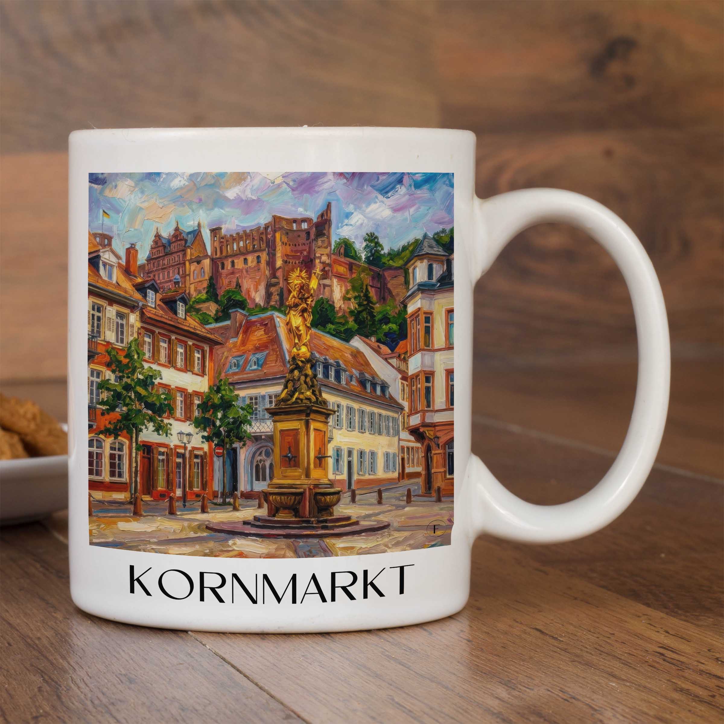 kornmarkt-heidelberg-deutschland-kaffeebecher-oil-painting-oelgemaelde