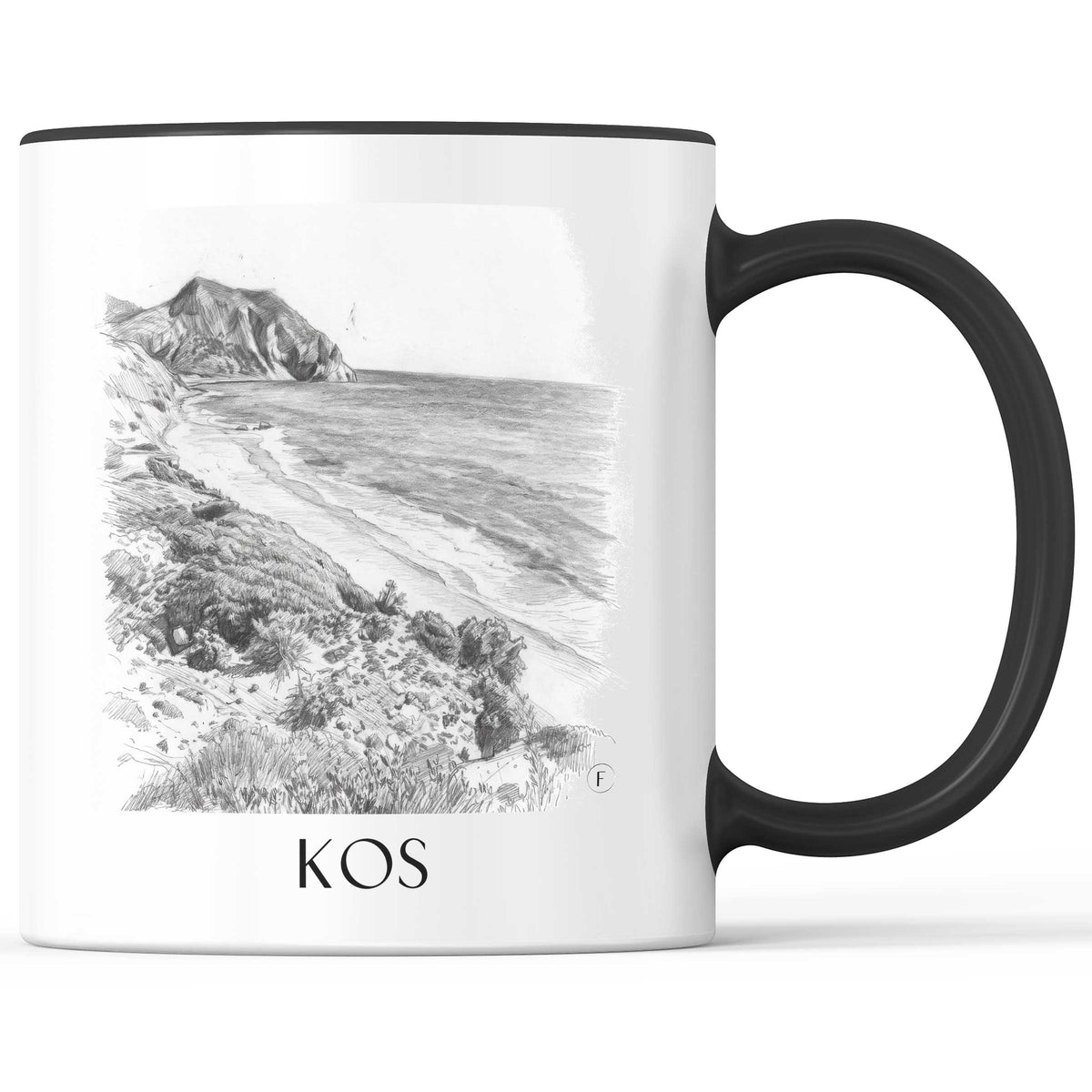 kos-griechenland-kaffeebecher-bleistift-zeichnung-drawing