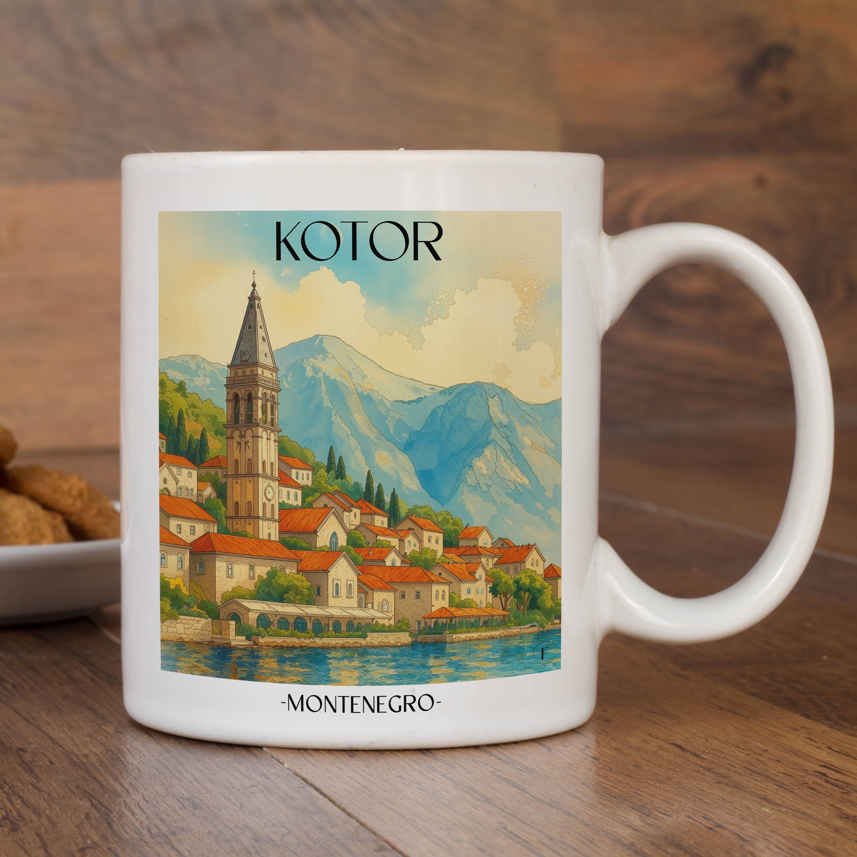 kotor-montenegro-einkaufstasche-aquarell
