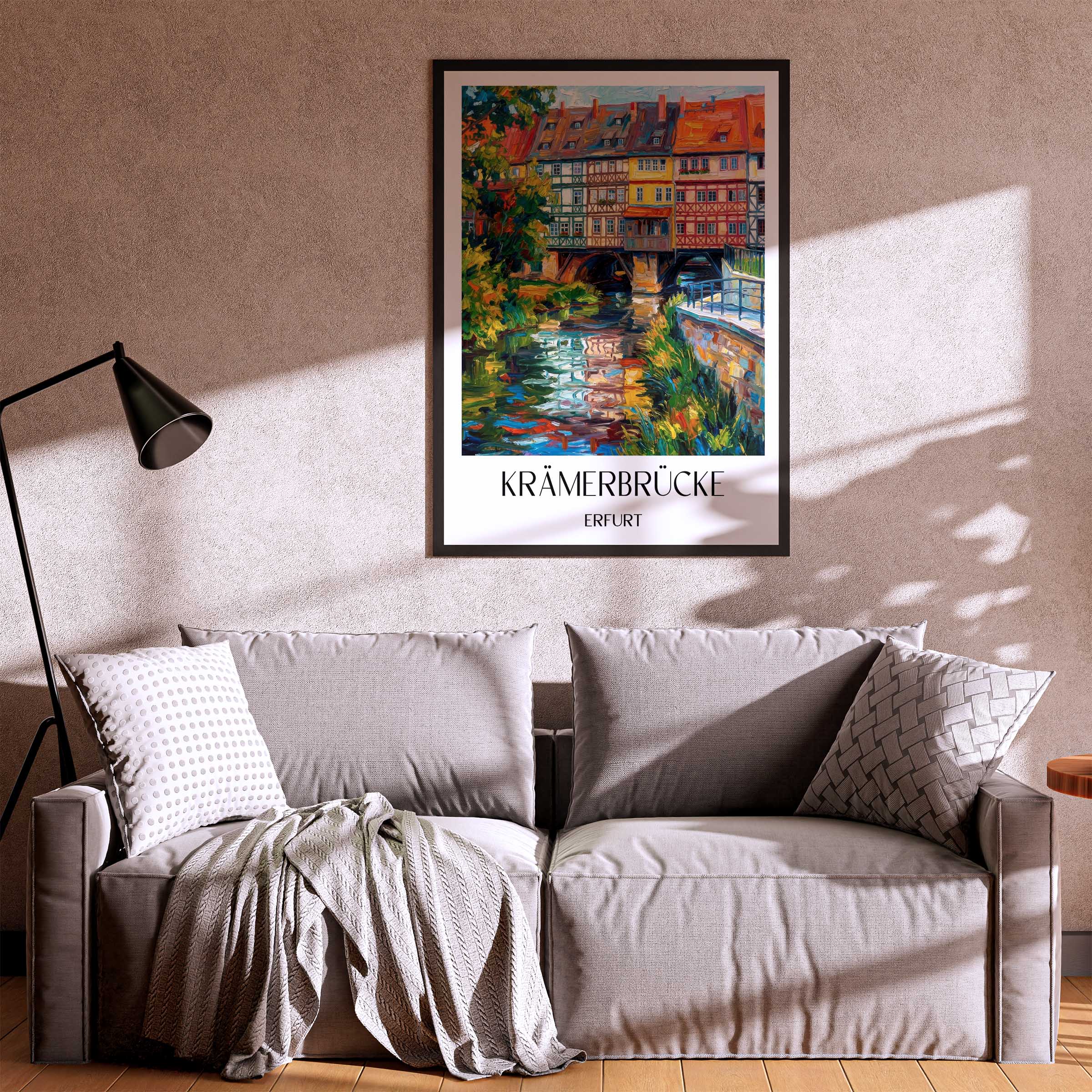 krämerbrücke-erfurt-deutschland-poster-oil-painting-oelgemaelde