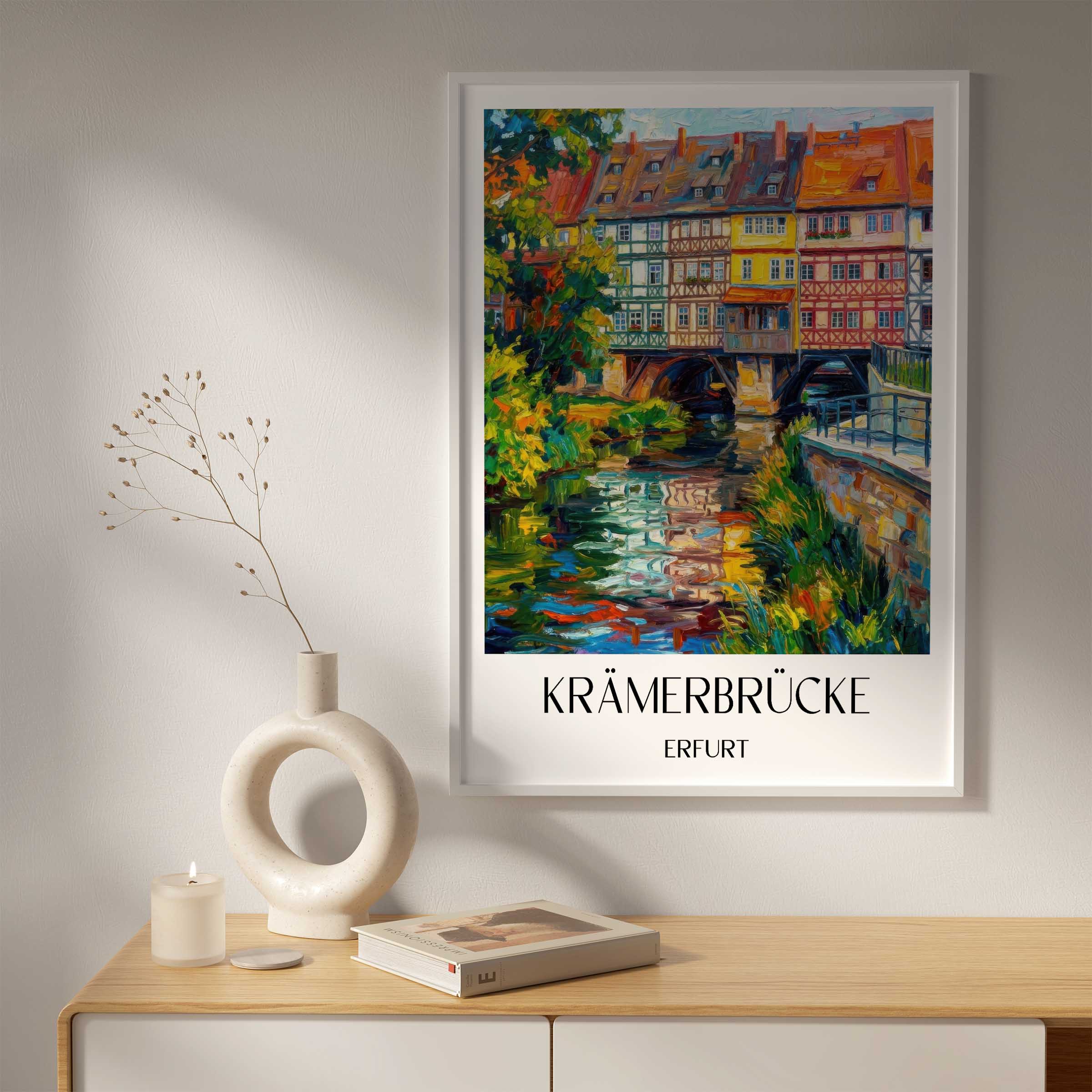krämerbrücke-erfurt-deutschland-poster-oil-painting-oelgemaelde