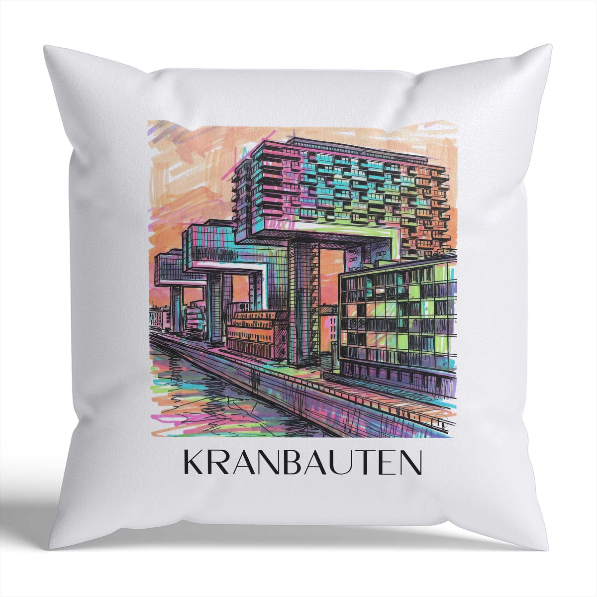 kranbauten-köln-deutschland-kissenbezug-graffiti
