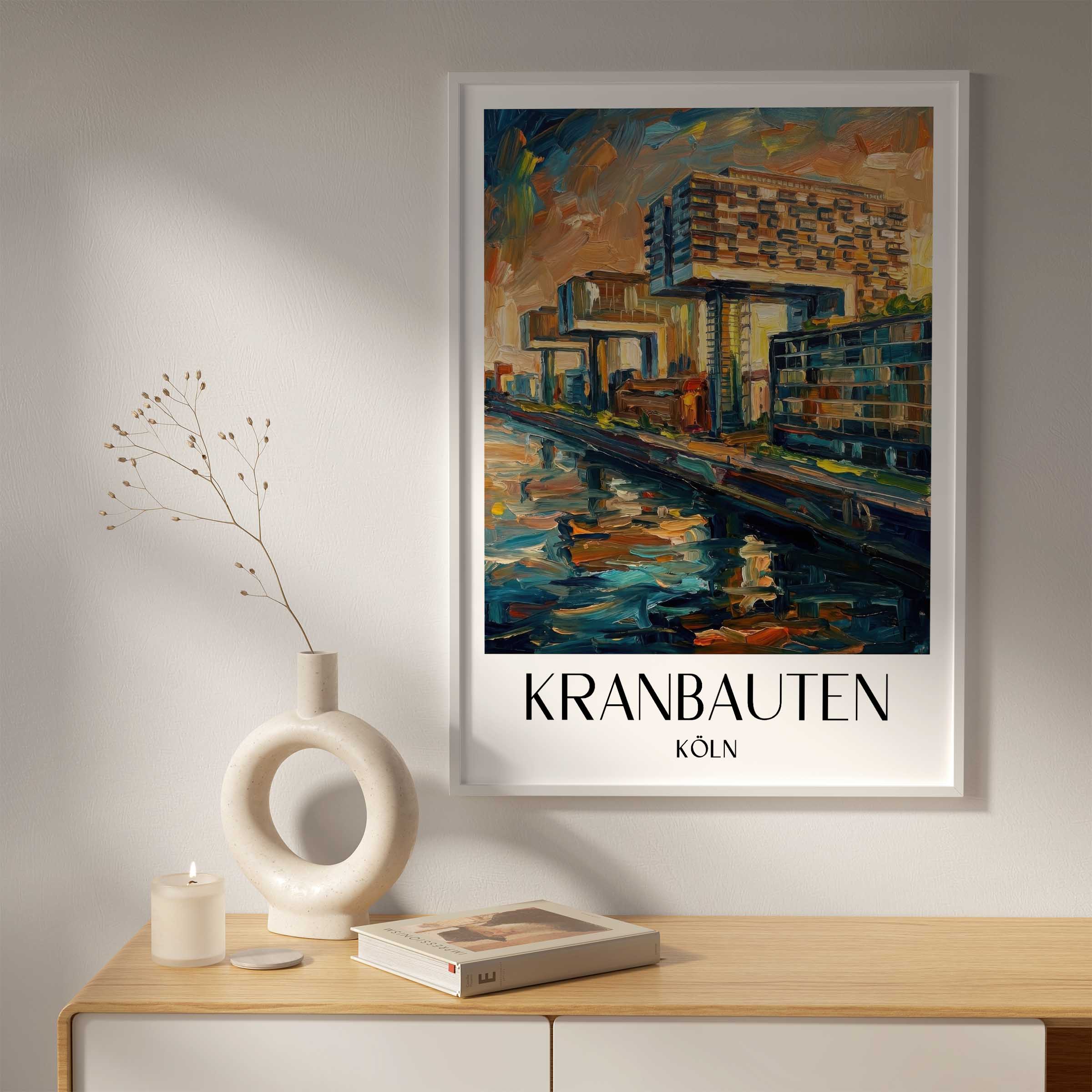 kranbauten-köln-deutschland-poster-oil-painting-oelgemaelde