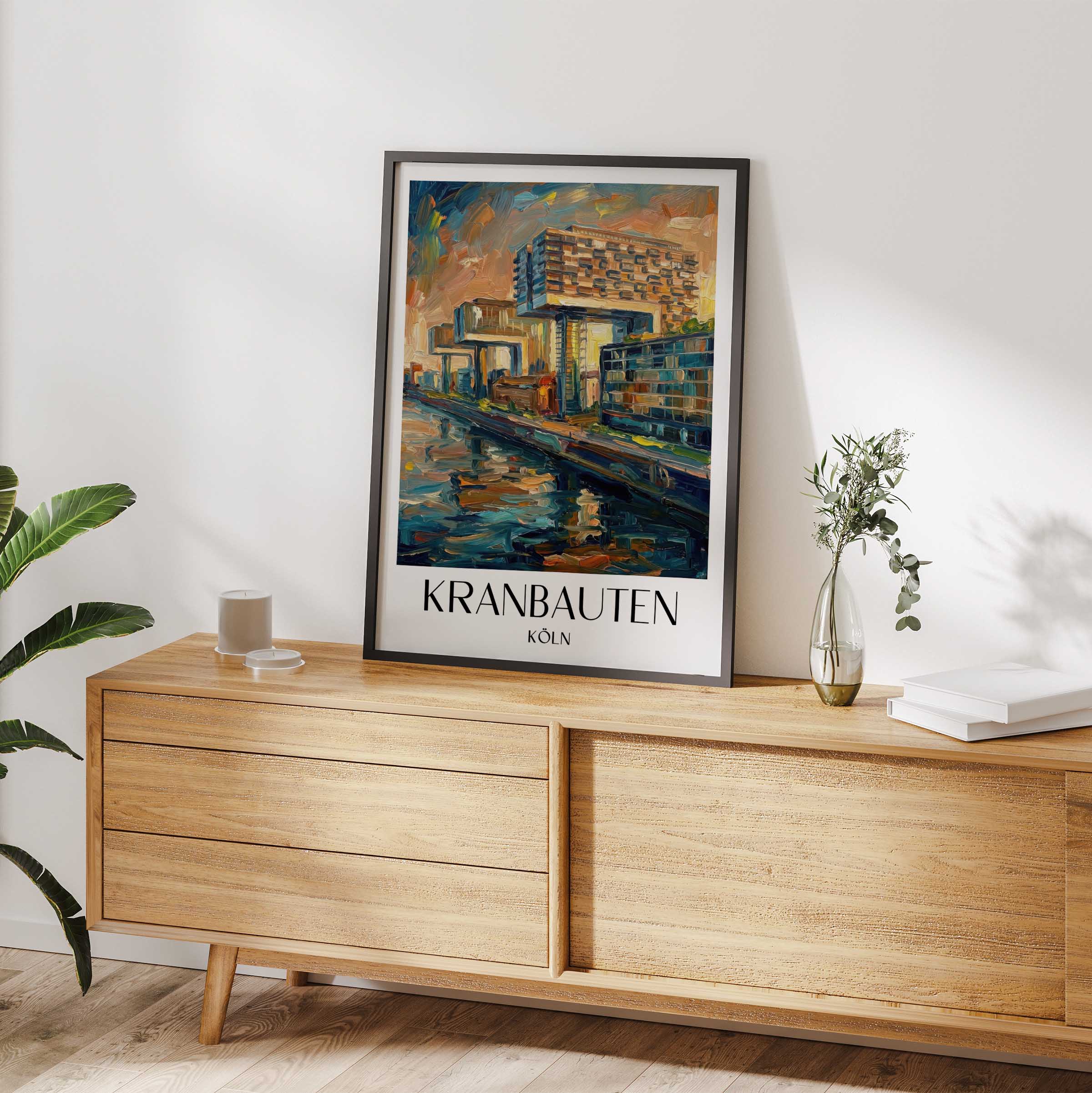 kranbauten-köln-deutschland-poster-oil-painting-oelgemaelde