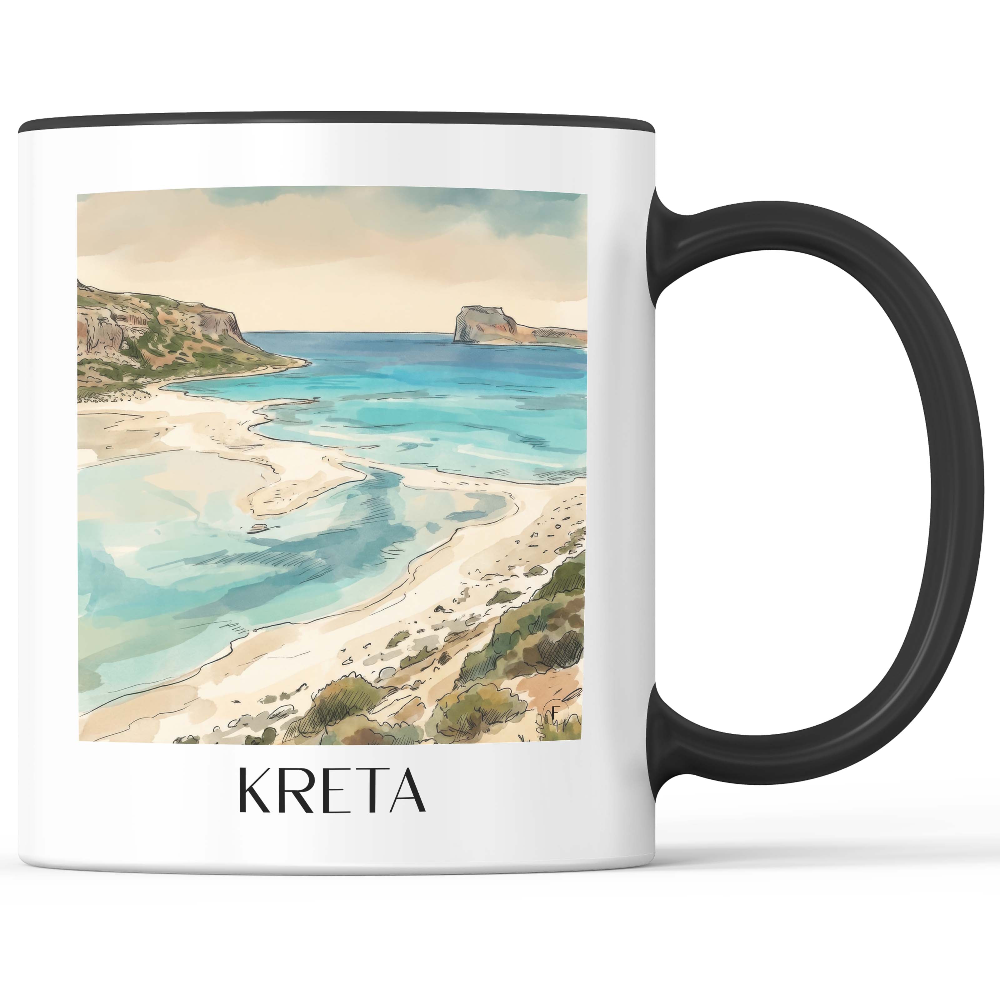 kreta-griechenland-kaffeebecher-aquarell