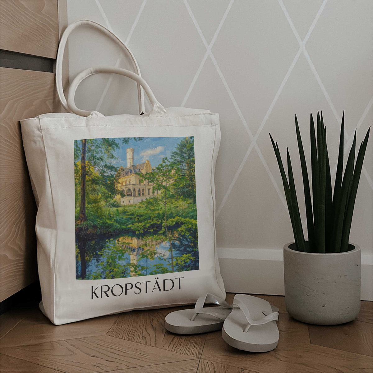 kropstädt-fläming-deutschland-einkaufstasche-oil-painting-oelgemaelde