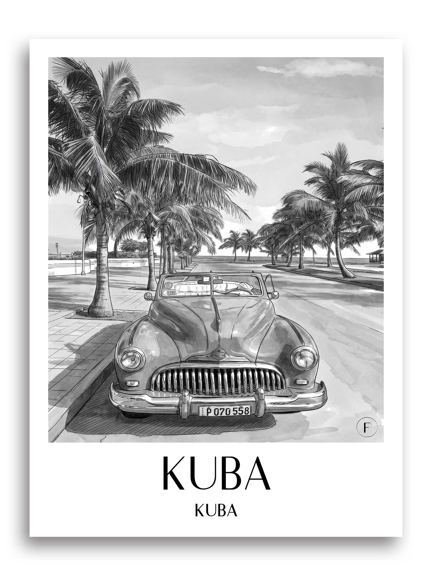 kuba-kuba-poster-aquarell-schwarz-weiss