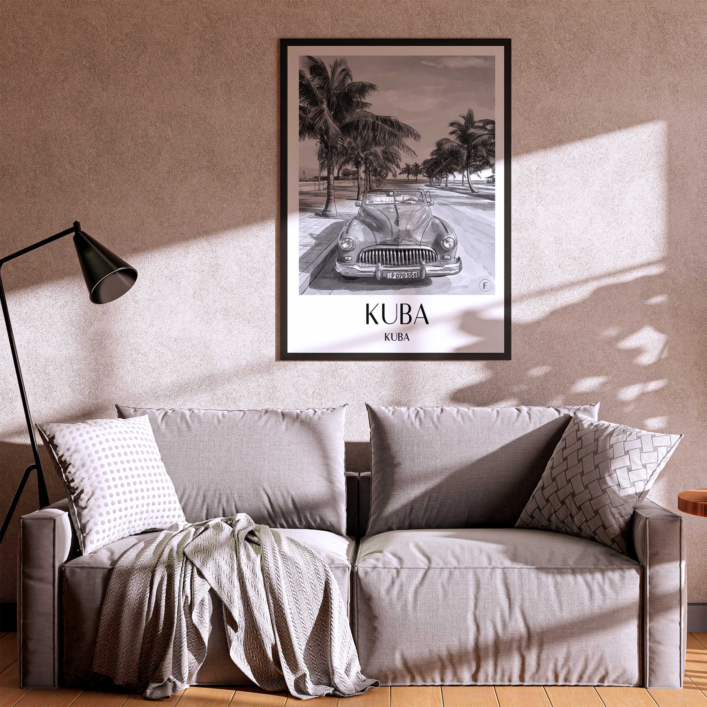kuba-kuba-poster-aquarell-schwarz-weiss