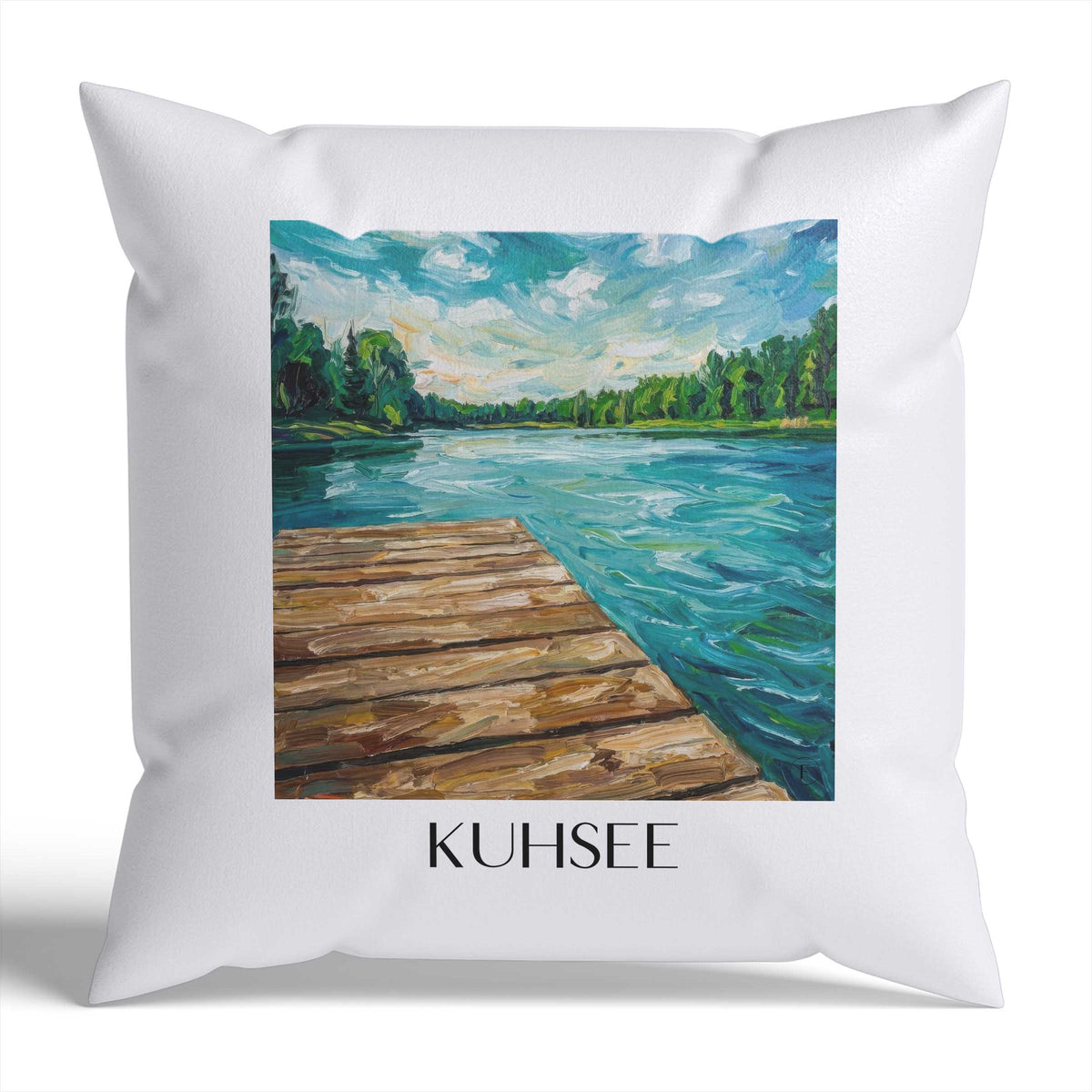 Kuhsee Kissenhülle - Zierkissen Bezug - Augsburg - Deutschland Kissen bzw. Kissenbezug im Ölgemälde Stil - favplace