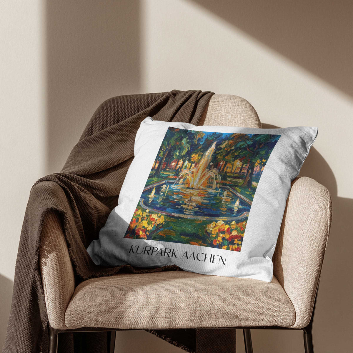 kurpark-aachen-deutschland-kissenbezug-oil-painting-oelgemaelde