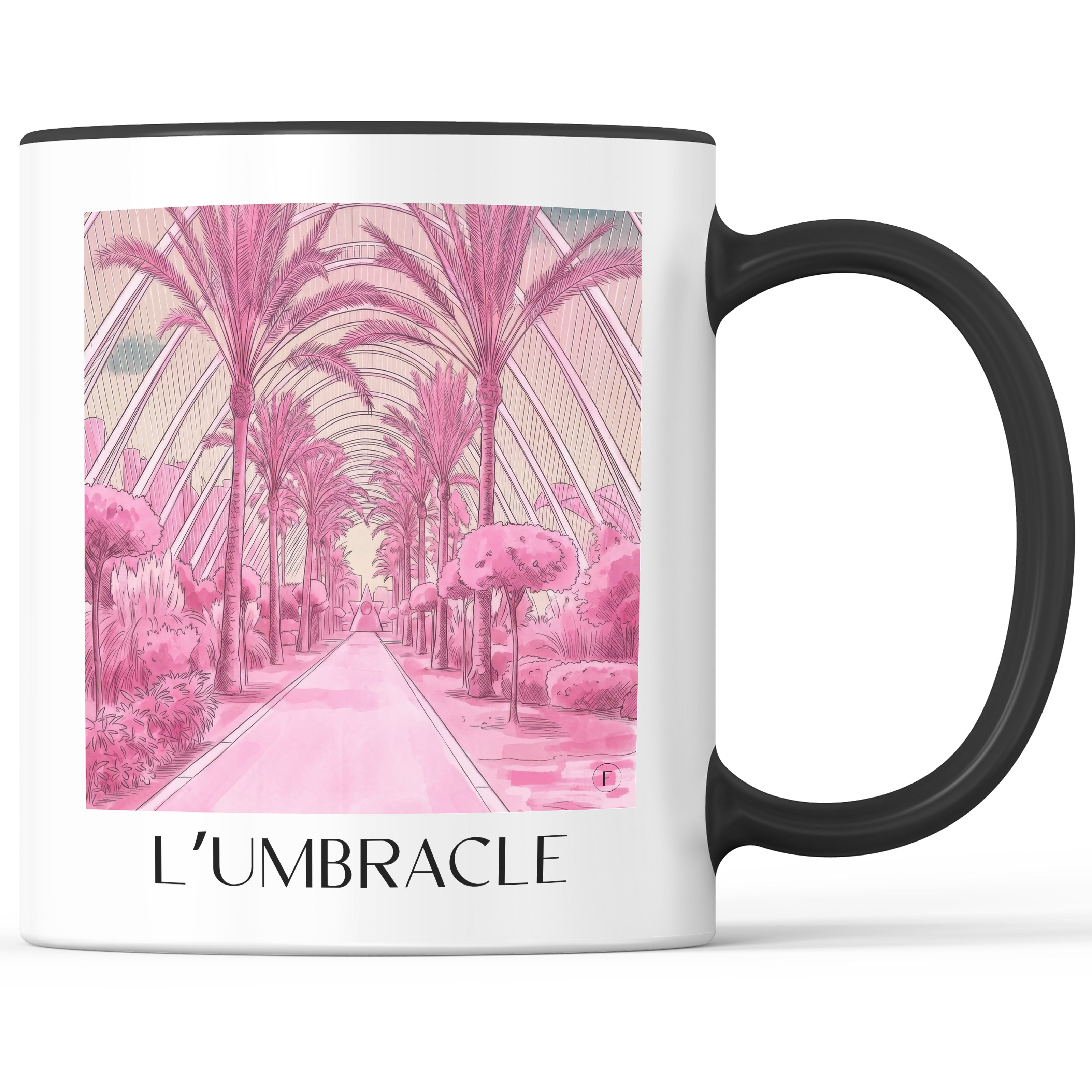 l’umbracle-valencia-spanien-kaffeebecher-aquarell-pink-rosa
