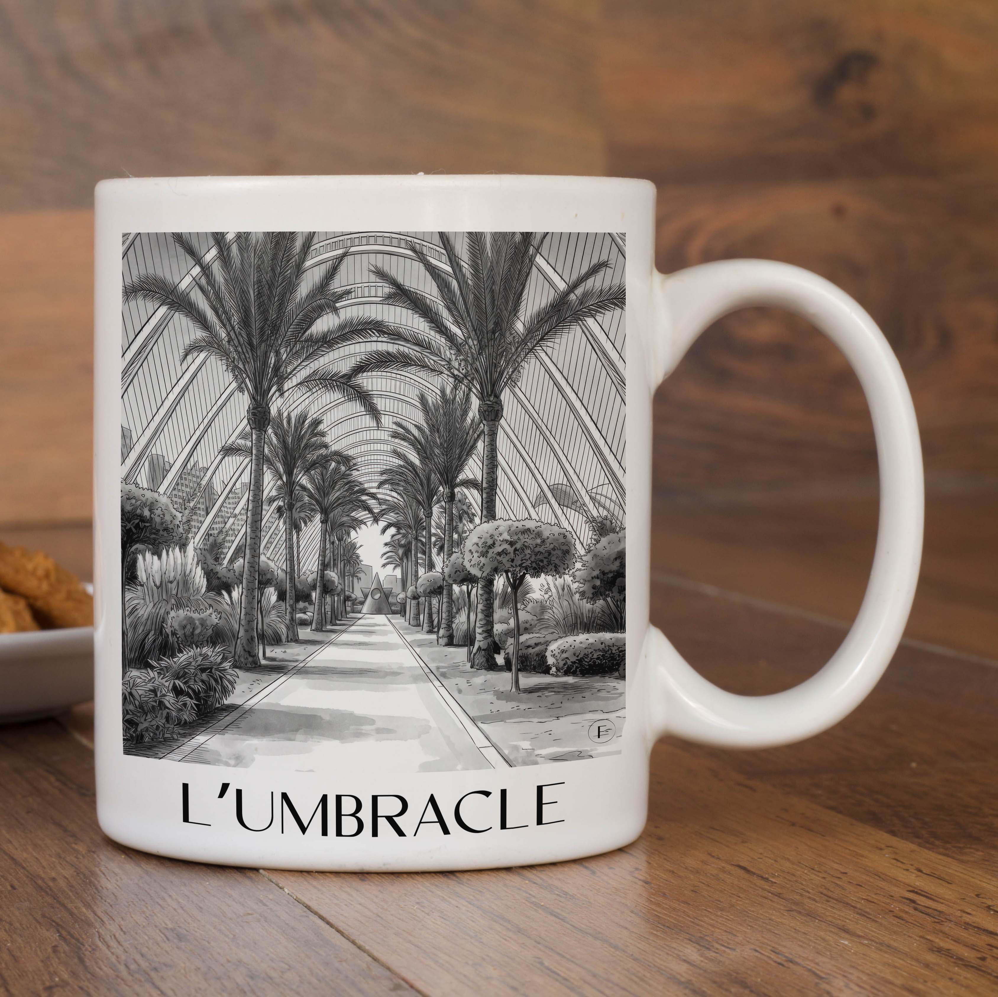 l’umbracle-valencia-spanien-kaffeebecher-aquarell-schwarz-weiss